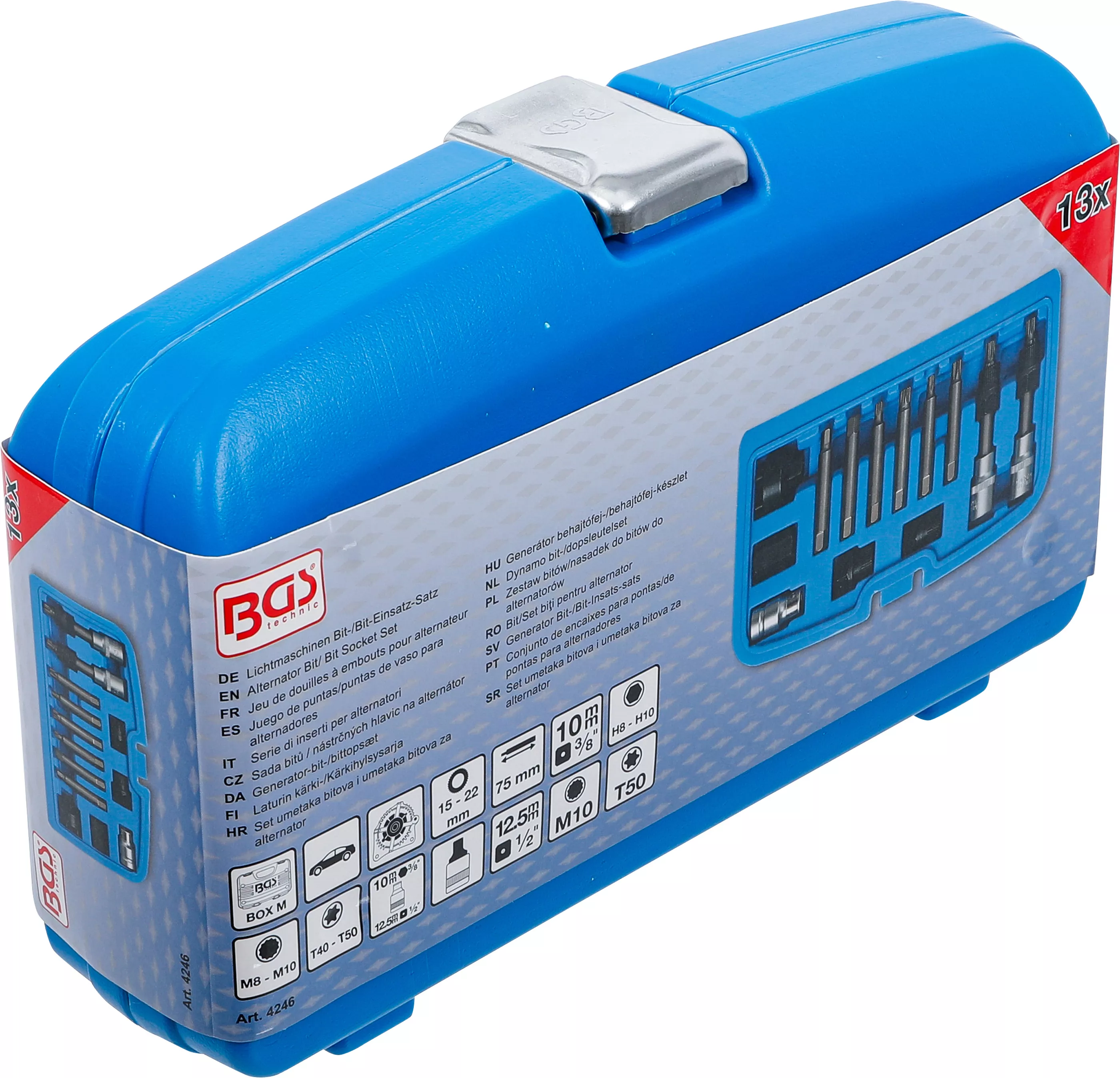 Bit/Set biti pentru alternator | Antrenare 12,5 mm (1/2") | 13 piese [6]