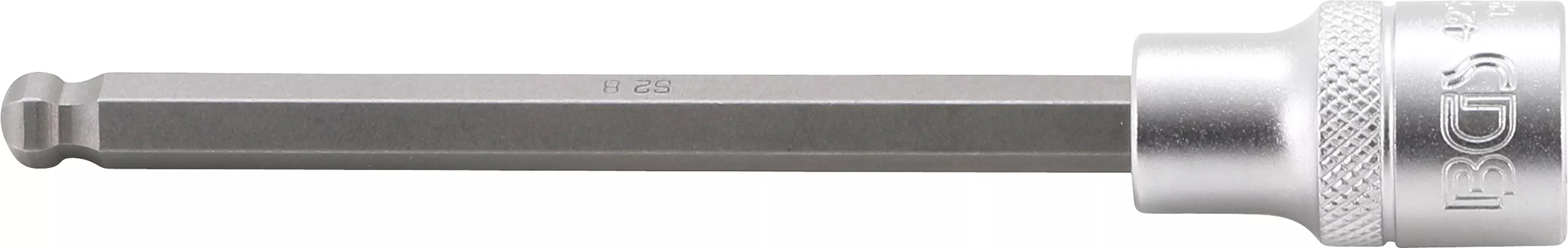 Bituri - Bit | Lungime 140 mm | 12,5 mm (1/2") | hexagon interior cu cap sferic 8 mm