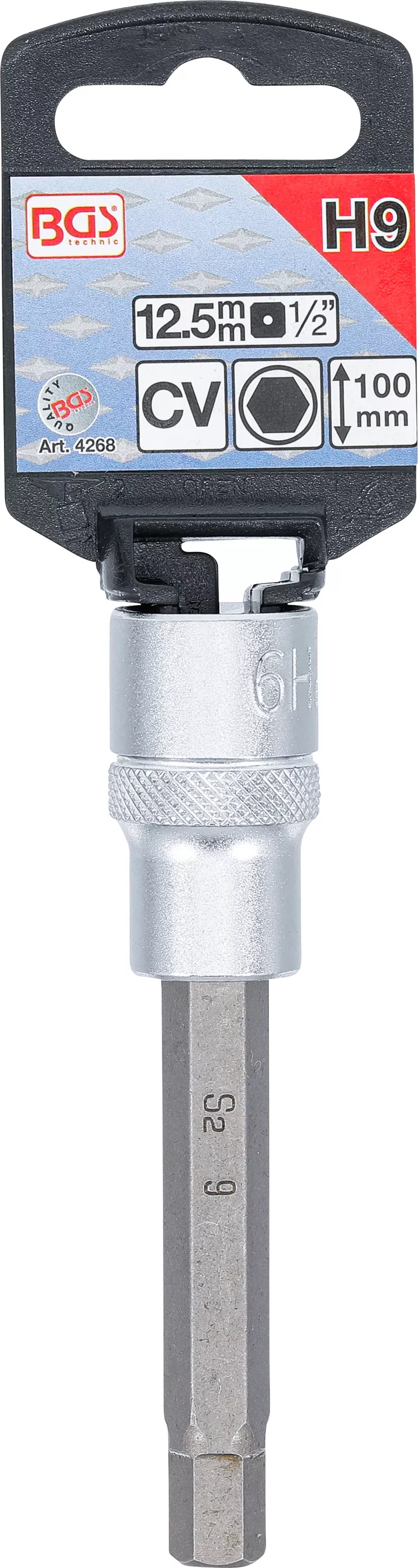 Bit | Lungime 100 mm | 12,5 mm (1/2") | hexagon interior 9 mm [2]