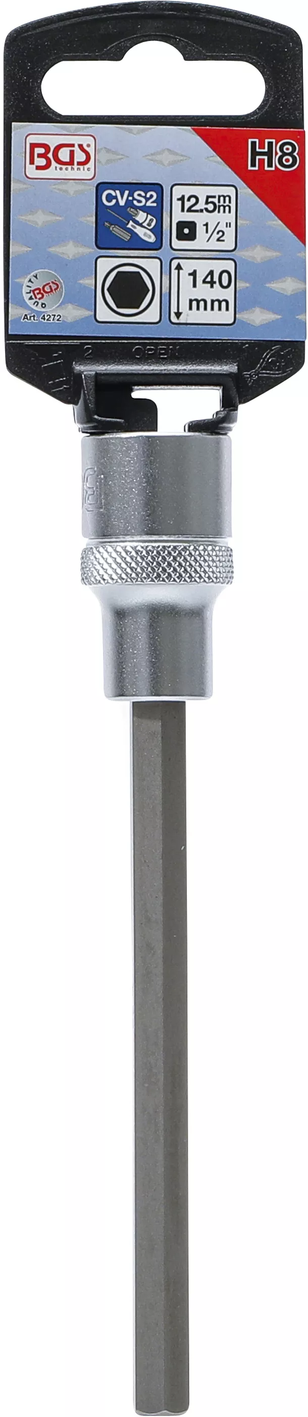 Bit | Lungime 140 mm | 12,5 mm (1/2") | hexagon interior 8 mm [2]