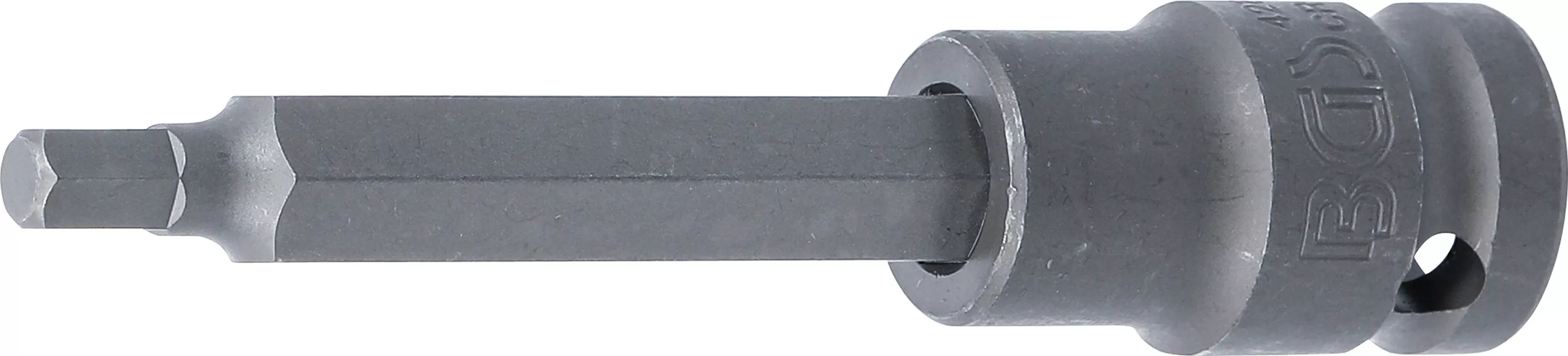 Bituri - Cap bit de impact | Lungime 100 mm | 12,5 mm (1/2") | hexagon interior 6 mm