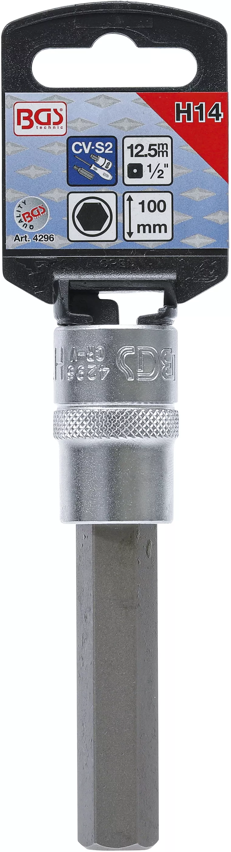 Bit | 12,5 mm (1/2") | hexagon interior 14 mm [2]
