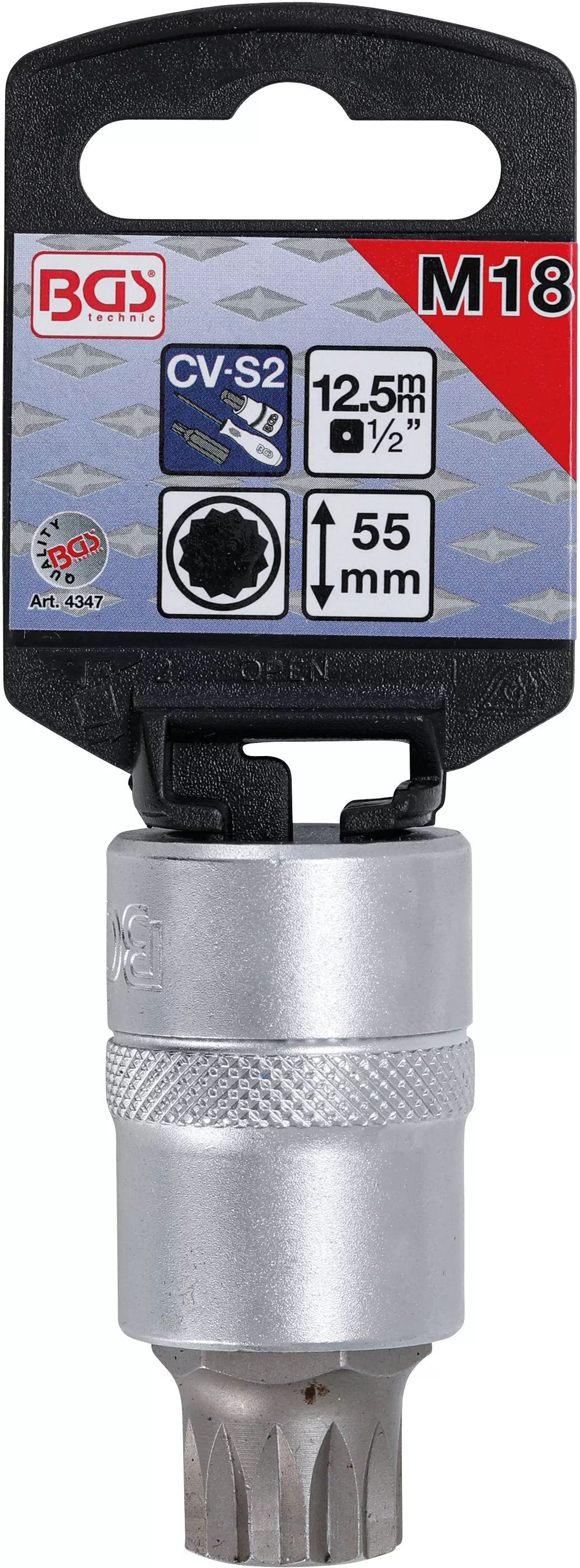 Bit | 12,5 mm (1/2") | Dantura interioara multipla (pentru XZN) M18 [2]