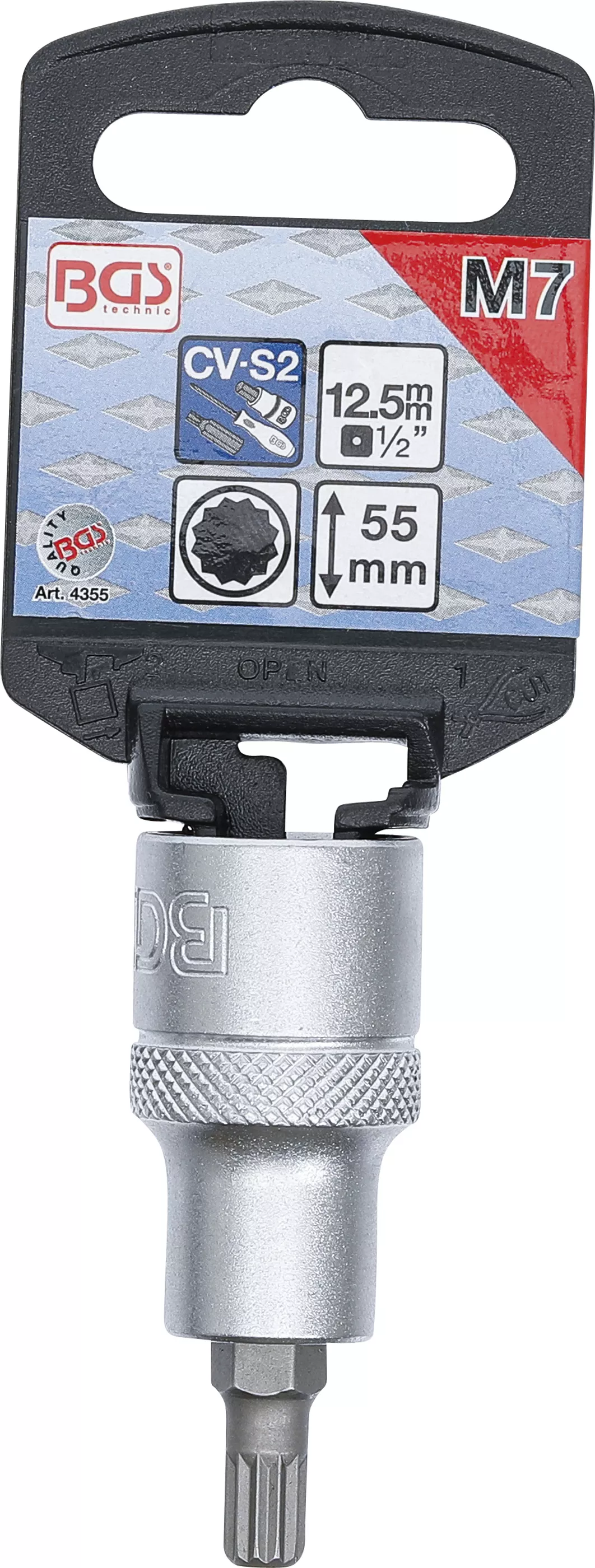 Bit | 12,5 mm (1/2") | Dantura interioara multipla (pentru XZN) M7 [2]
