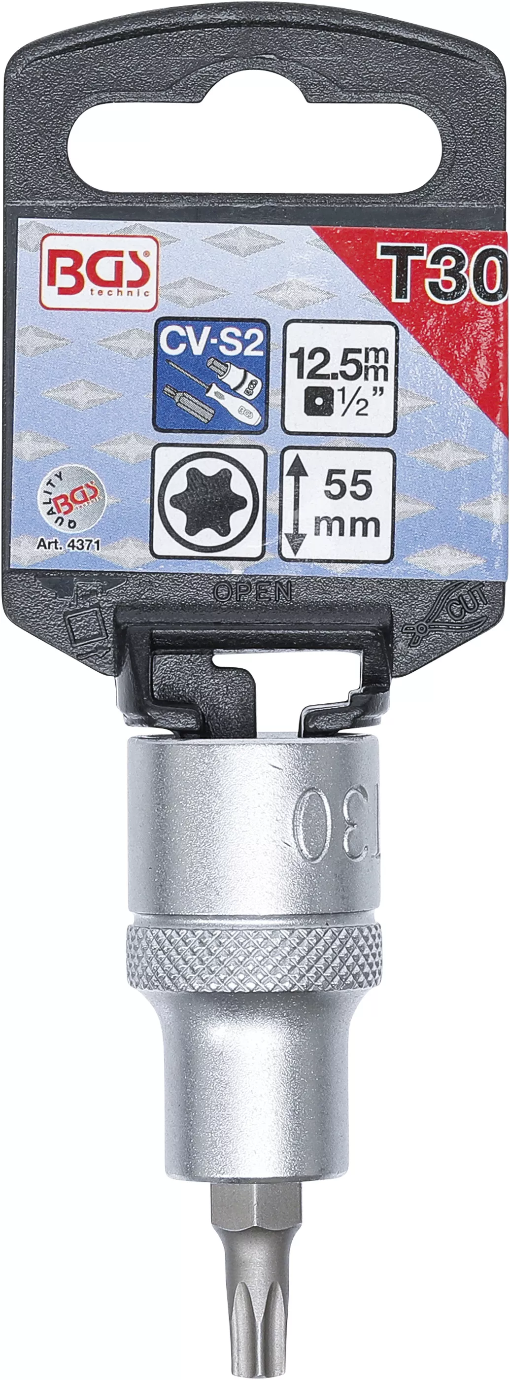 Bit | 12,5 mm (1/2") | Profil T (pentru Torx) T30 [2]