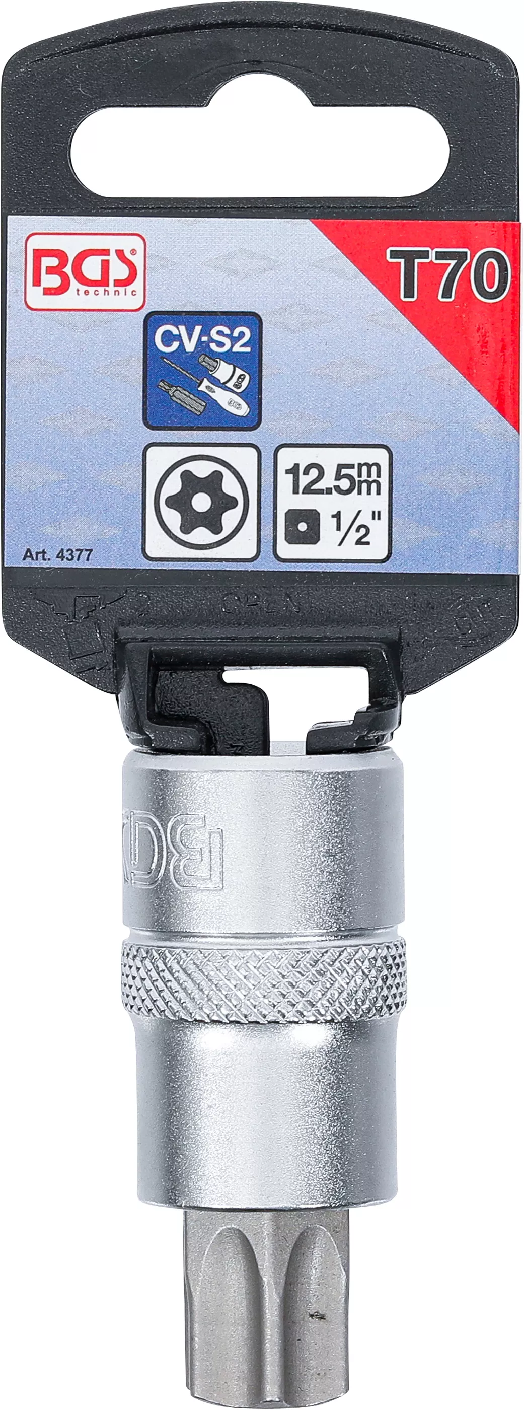 Bit | 12,5 mm (1/2") | Profil T (pentru Torx) cu gaura T70 [2]