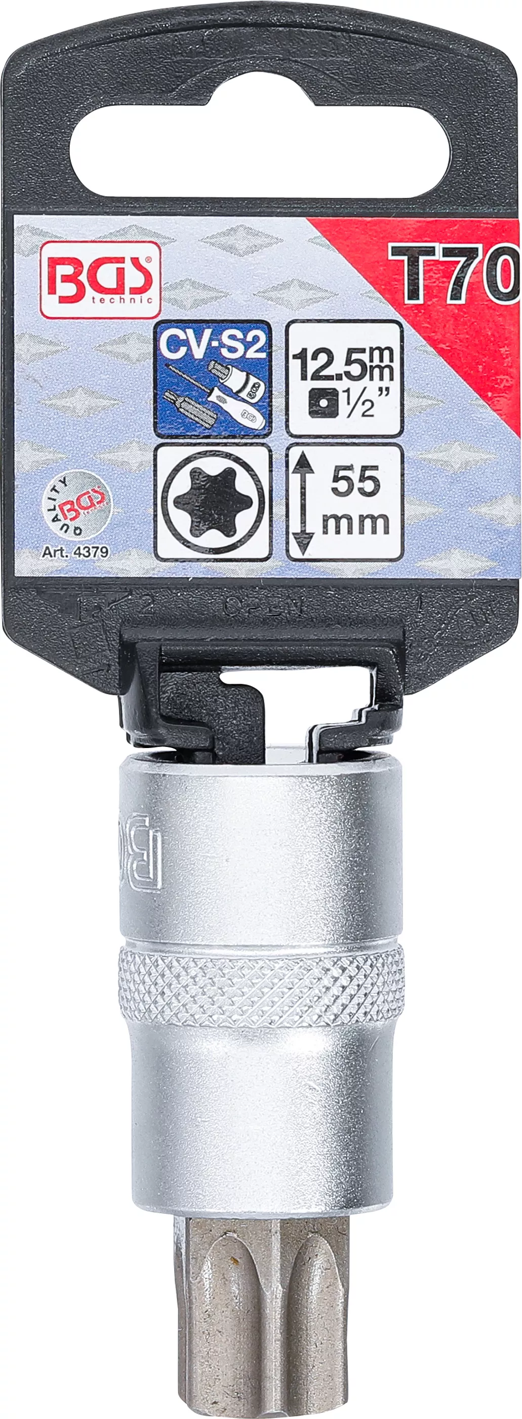 Bit | 12,5 mm (1/2") | Profil T (pentru Torx) T70 [2]