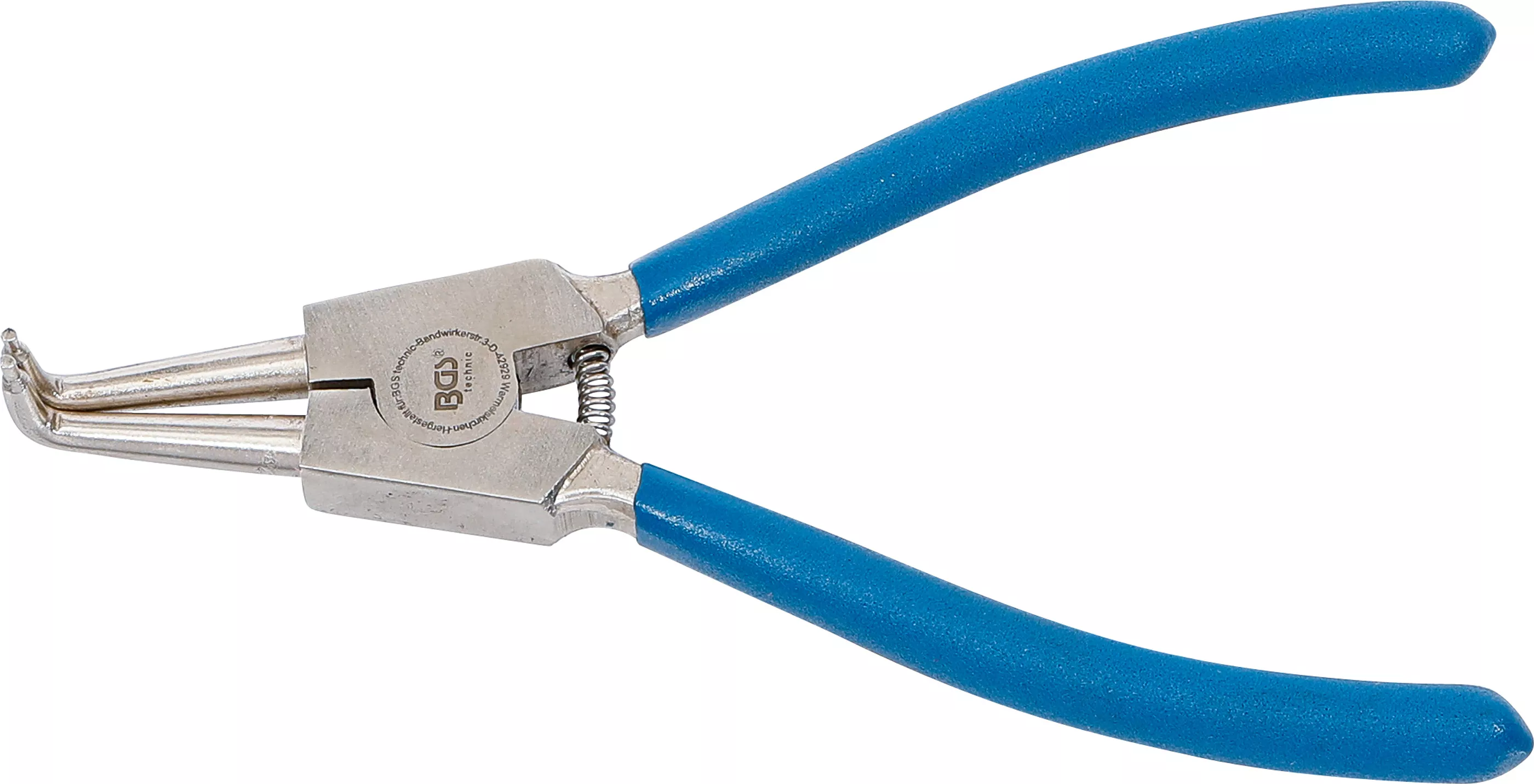 Unelte de mână - Cleste inele de siguranta | in unghi | pentru sigurante exterioare | 175 mm