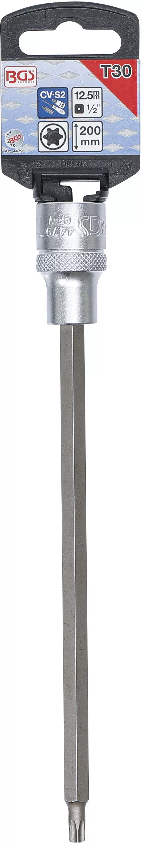 Bit | 12,5 mm (1/2") | Profil T (pentru Torx) T30 [2]