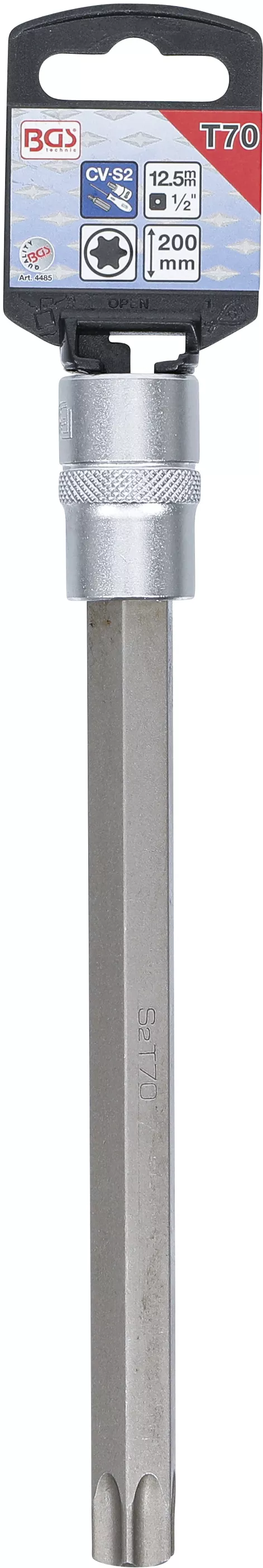Bit | Lungime 200 mm | 12,5 mm (1/2") | Profil T (pentru Torx) T70 [2]