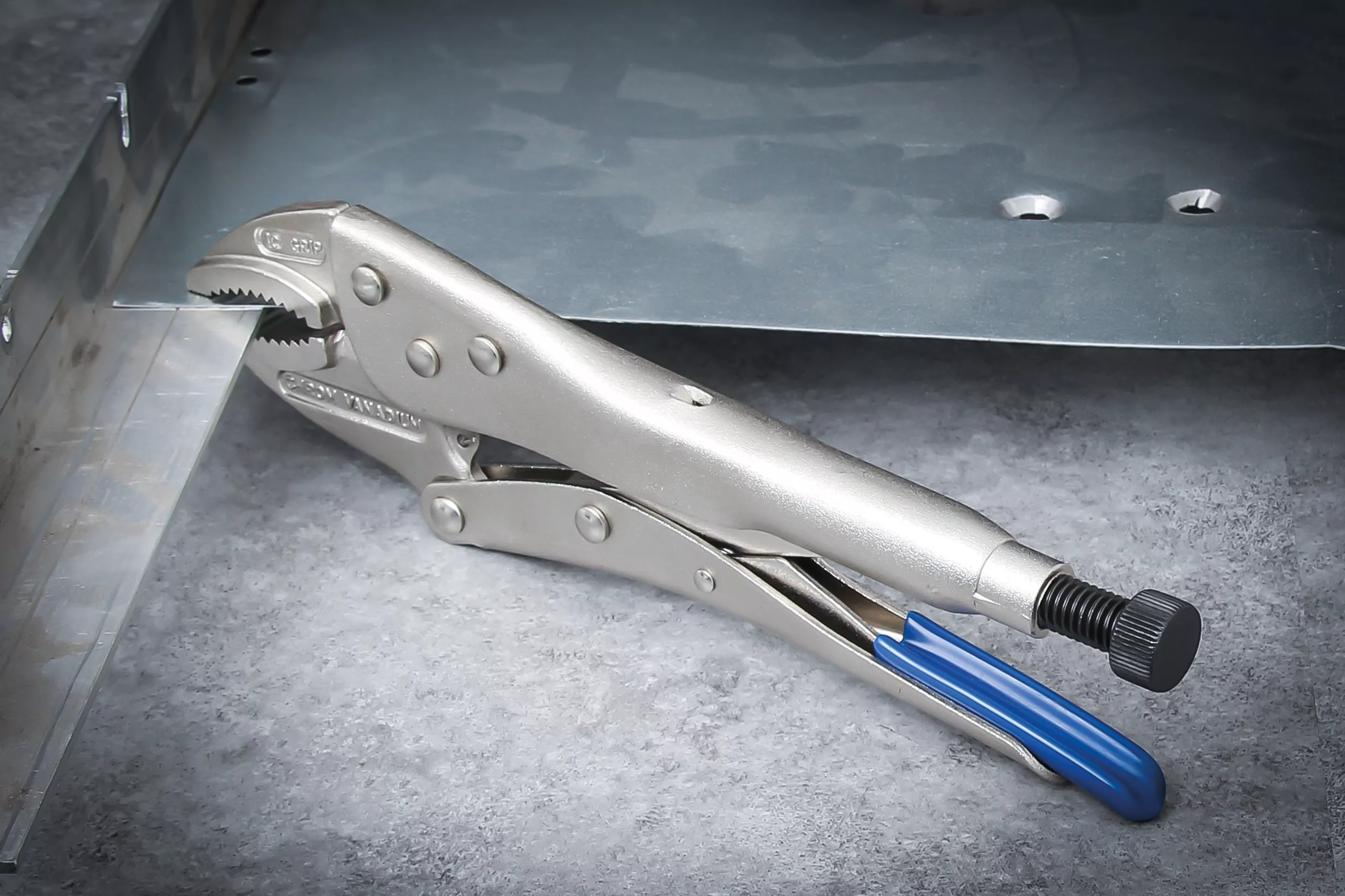 Cleste autoblocant | cu parghie de desprindere maner din vinil | 250 mm [3]