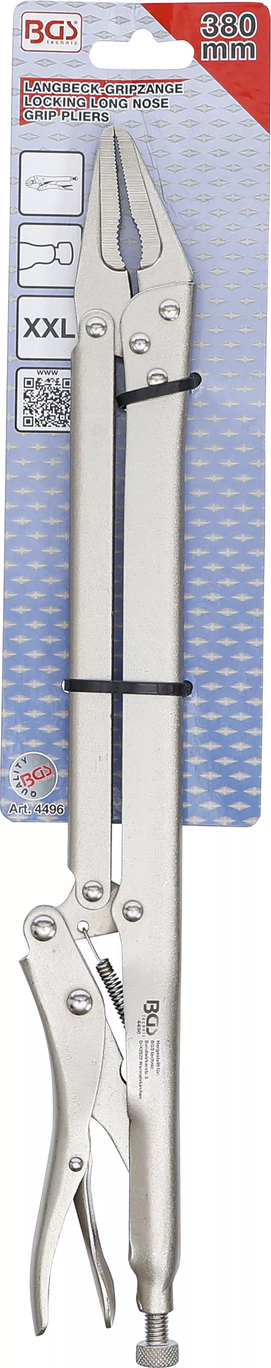 Cleste cu blocare falci lungi | 380 mm [4]