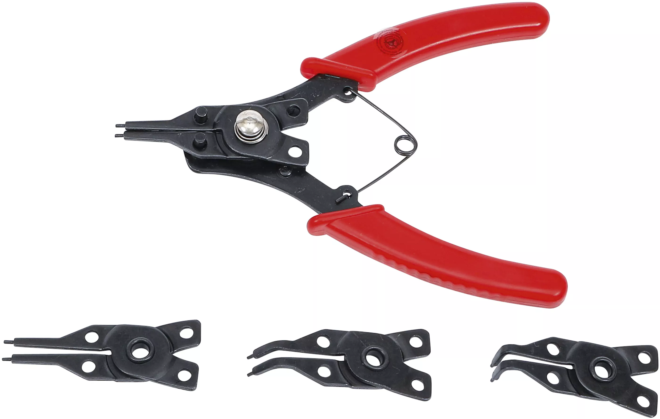 Cleste inele de siguranta cu capete interschimbabile | 160 mm | 5 piese [1]