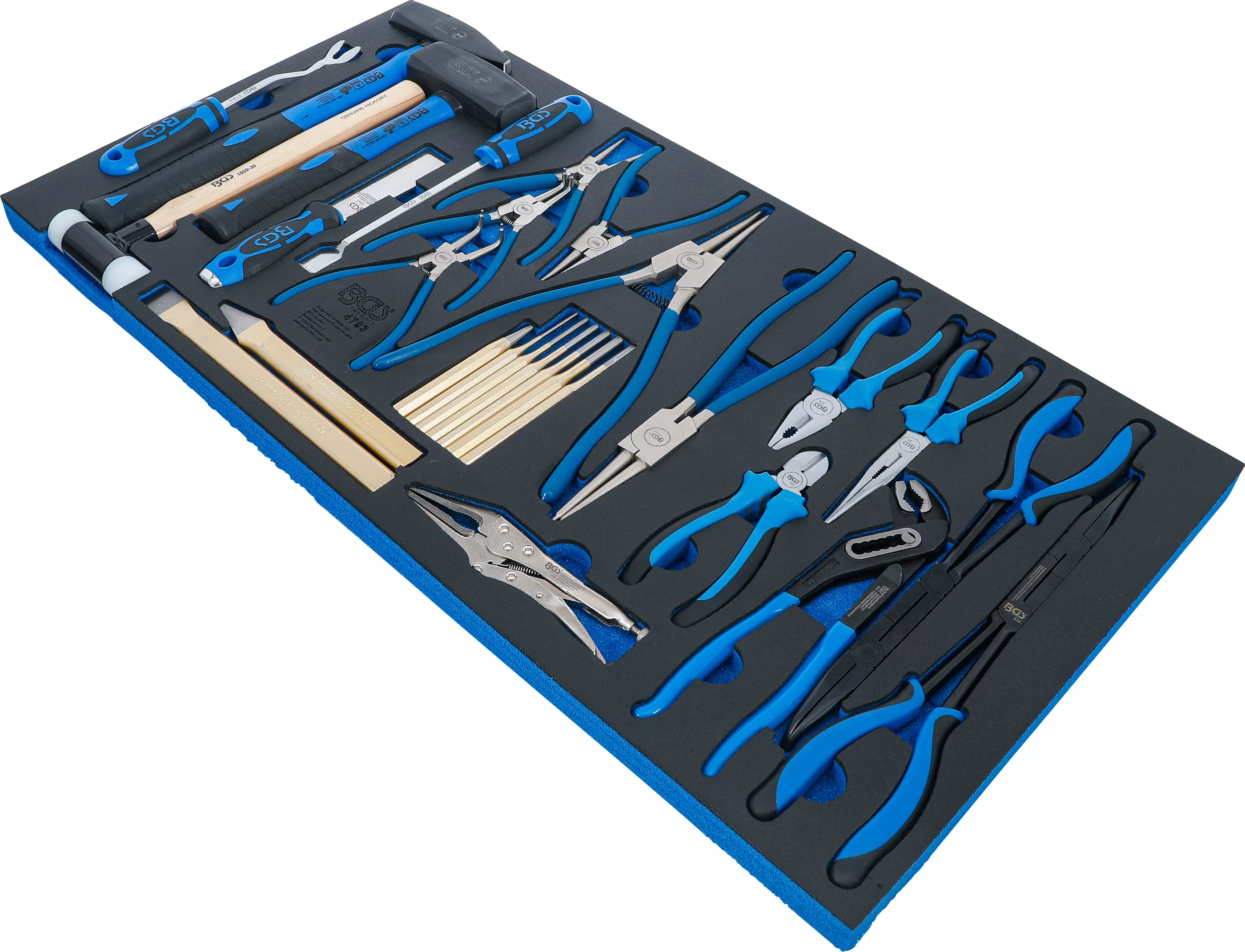 Suport organizator pentru carucior XL: set ciocane, clesti si dalti | 28 piese [2]