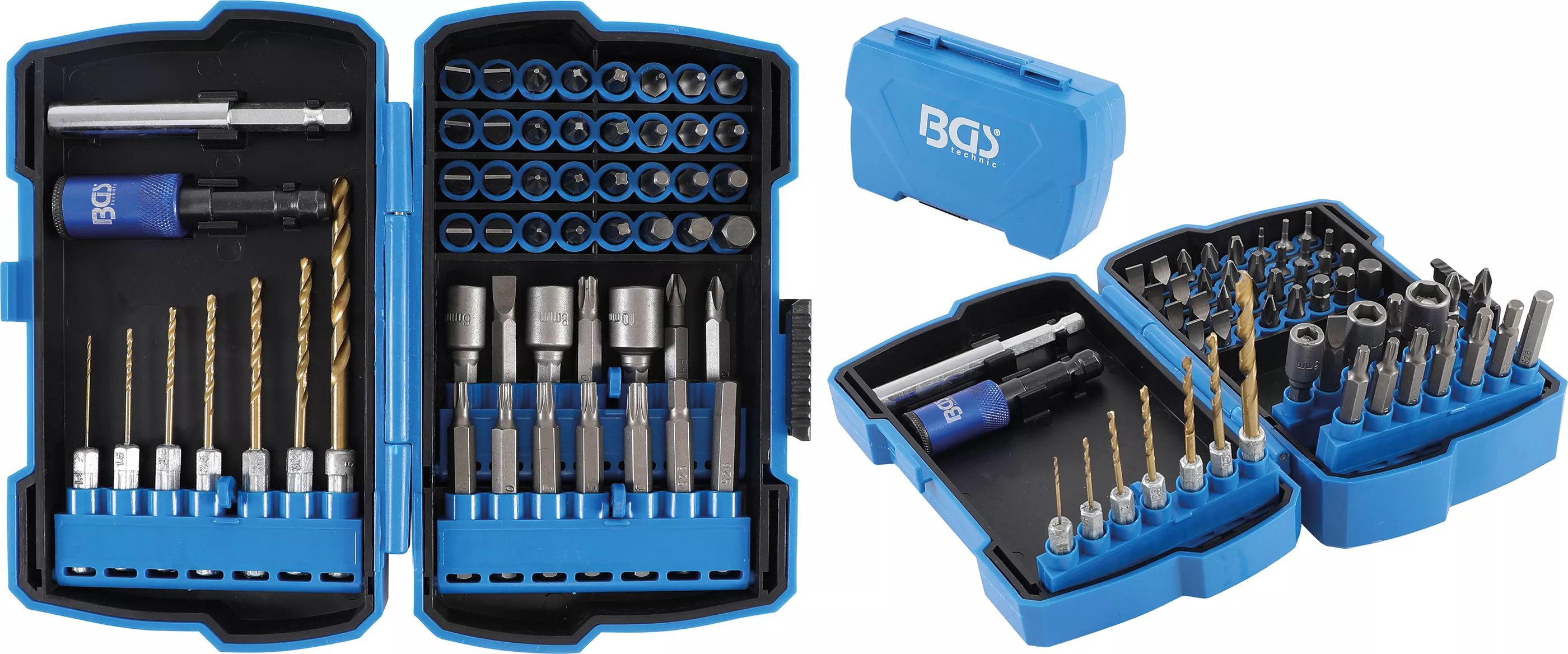 Bituri - Set burghie si biti | 6,3 mm (1/4") | 55 piese