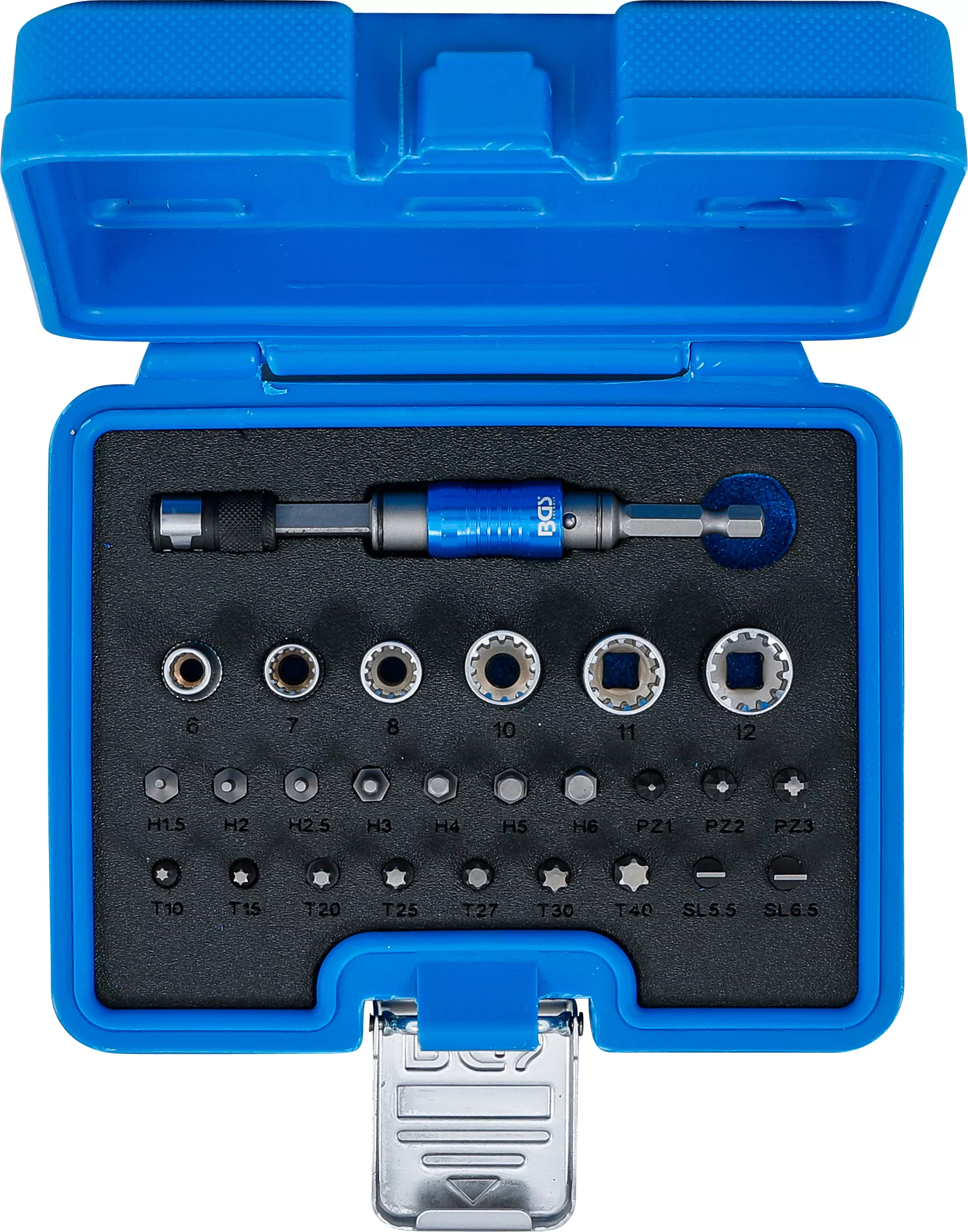 Set biti si chei tubulare | antrenare hexagon exterior 6,3 mm (1/4") | 2-IN-1 | 26 piese [5]