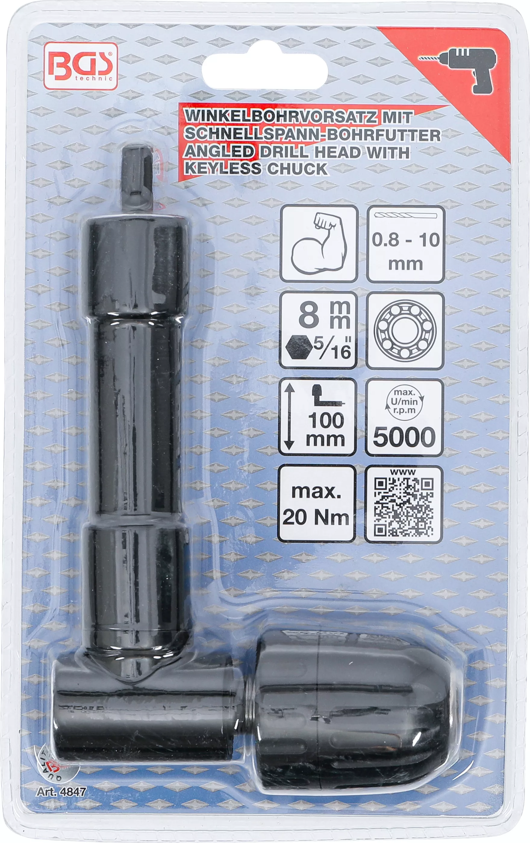 Adaptor dispozitiv unghiular de gaurire cu mandrina rapida [4]