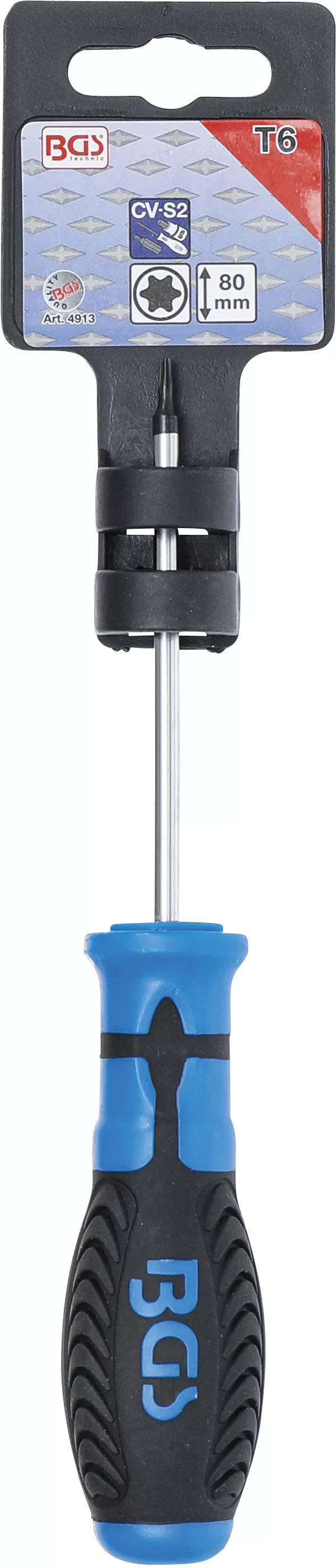 surubelnita | Profil T (pentru Torx) T6 | Lungime lama 80 mm [3]