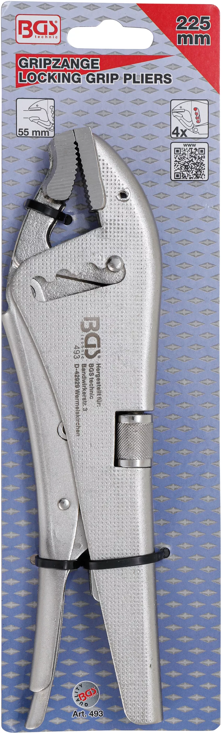 Cleste autoblocant | reglare rapida 4 pozitii | 225 mm [6]