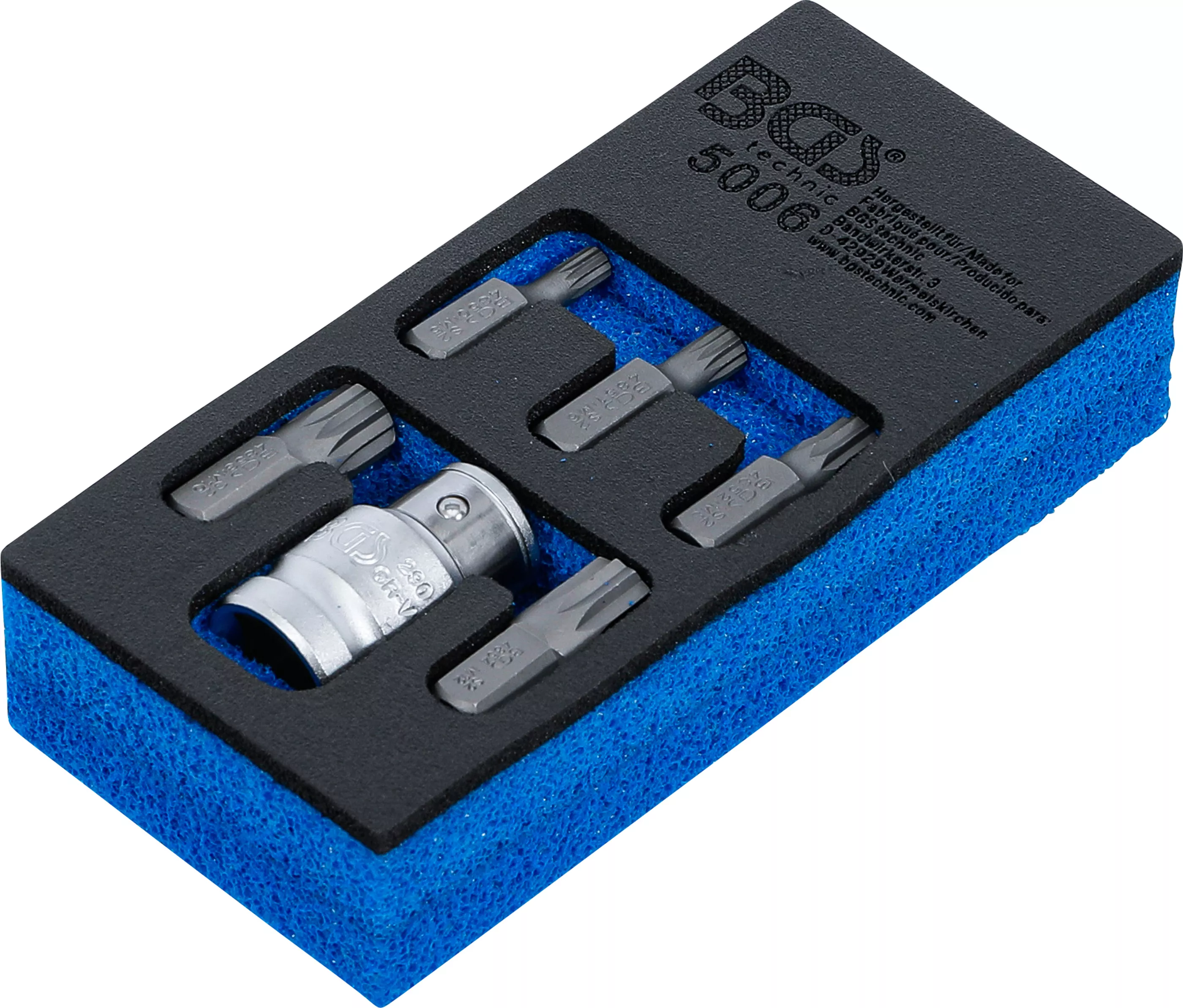 Set biti surubelnita | Antrenare 6 colturi exterior 10 mm (3/8") | Dantura interioara multipla (pentru XZN) | 6 piese [2]