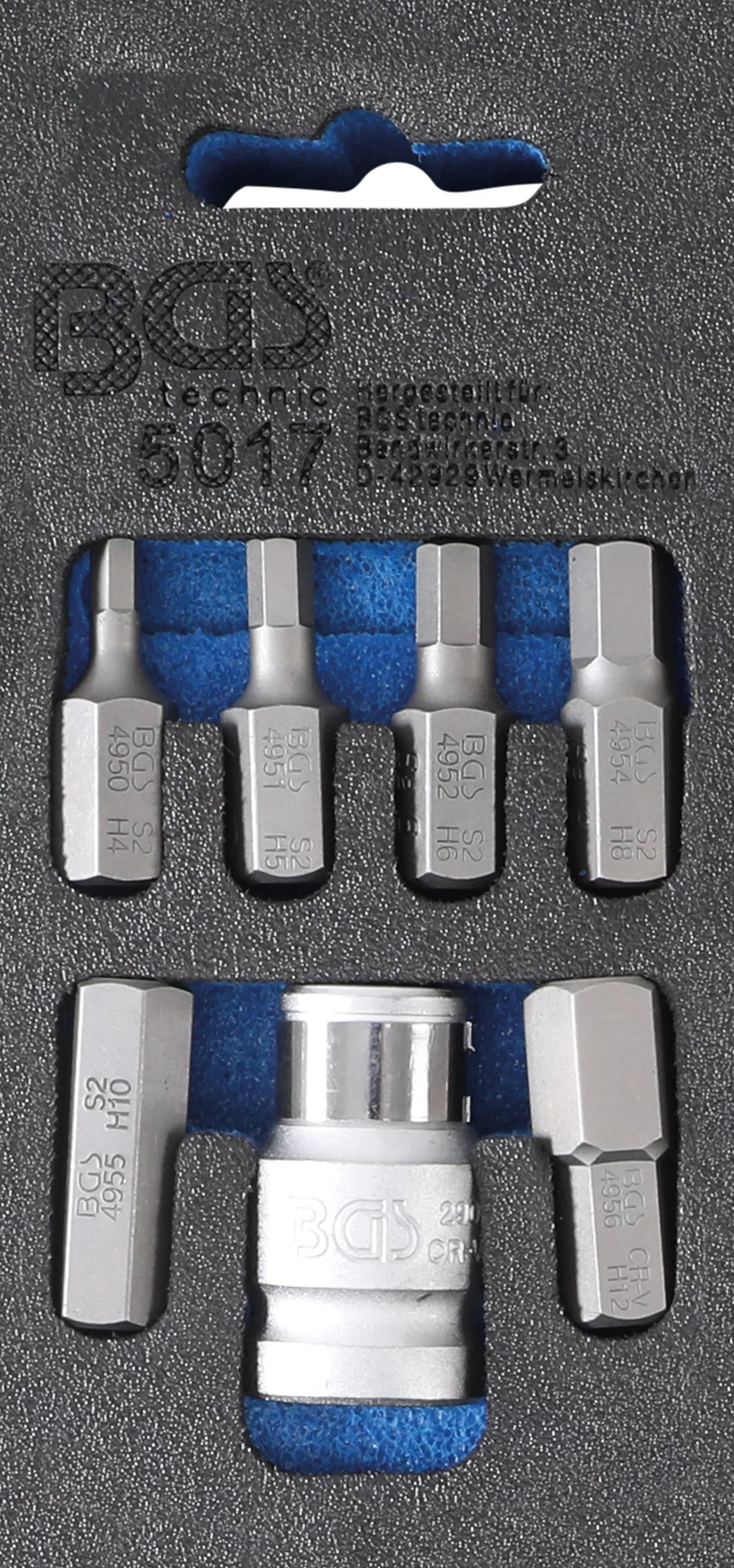 Bituri - Set biti surubelnita | Antrenare 6 colturi exterior 10 mm (3/8") | hexagon interior | 7 piese