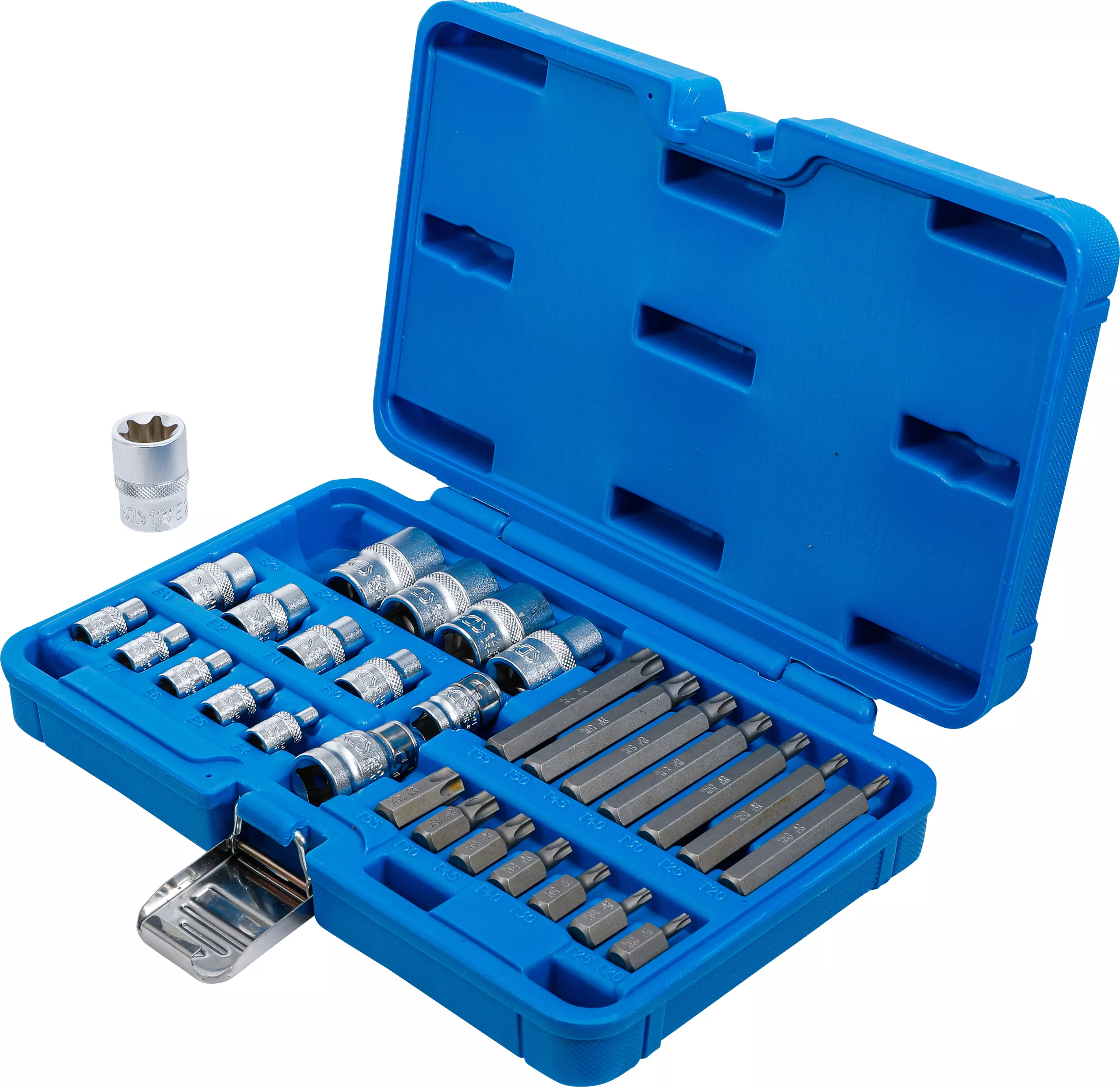 Set biti si chei tubulare | Profil E / Profil T (pentru Torx) | 30 piese [3]