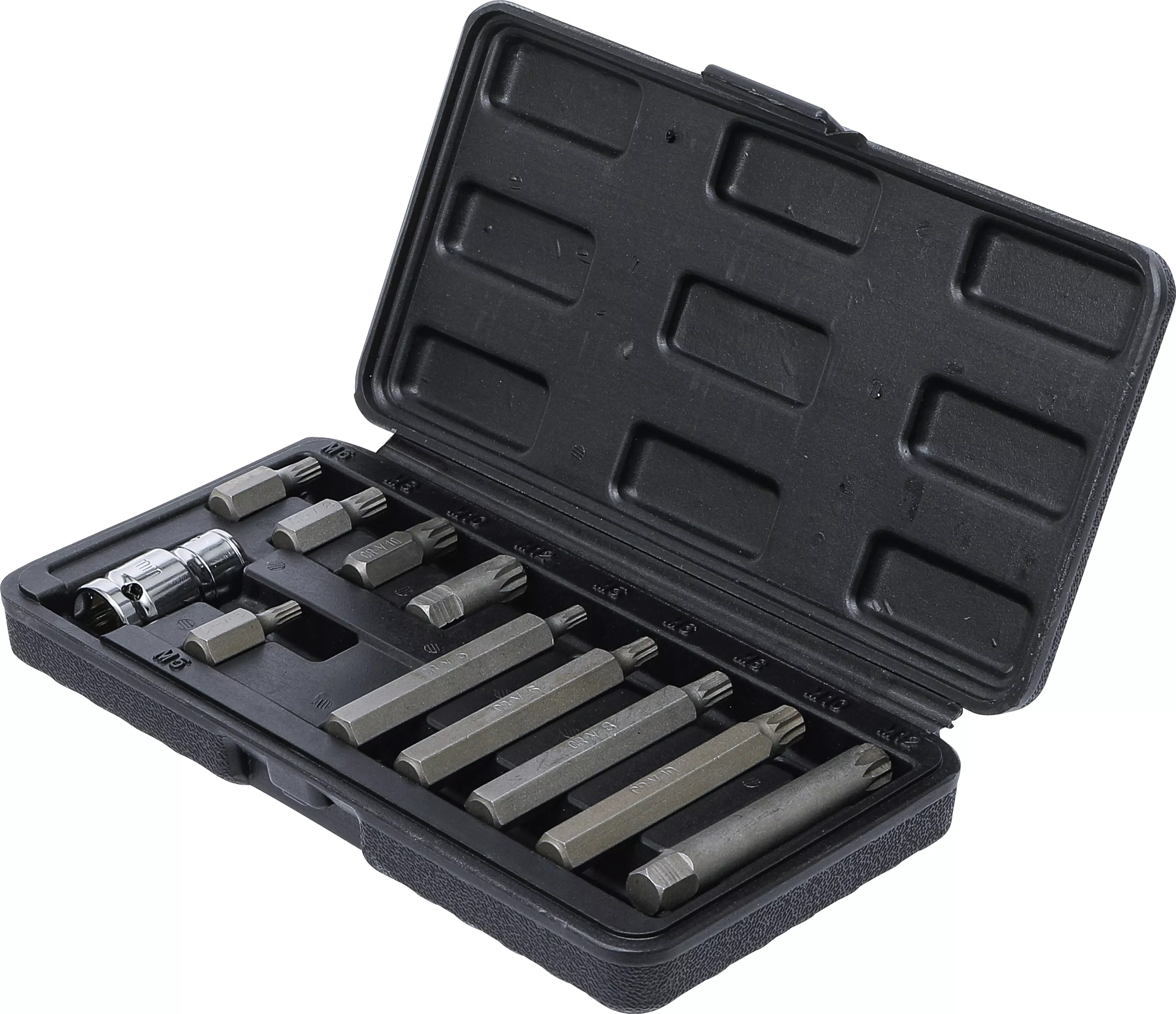 Set biti | Antrenare hexagon exterior 10 mm (3/8") | dantura interioara multipla (pentru XZN) | 11 piese [3]