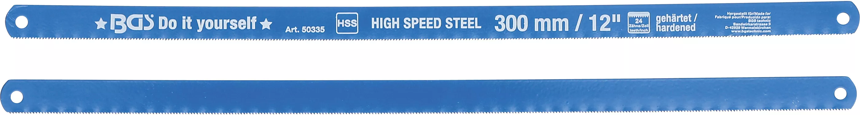 Set discuri fierastrau metalice HSS | 13 x 300 mm | 2 piese [2]