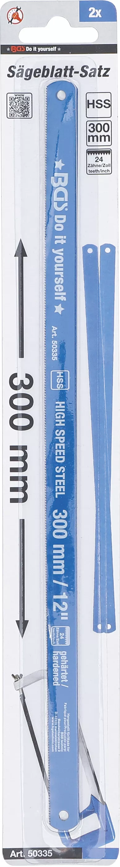Set discuri fierastrau metalice HSS | 13 x 300 mm | 2 piese [3]
