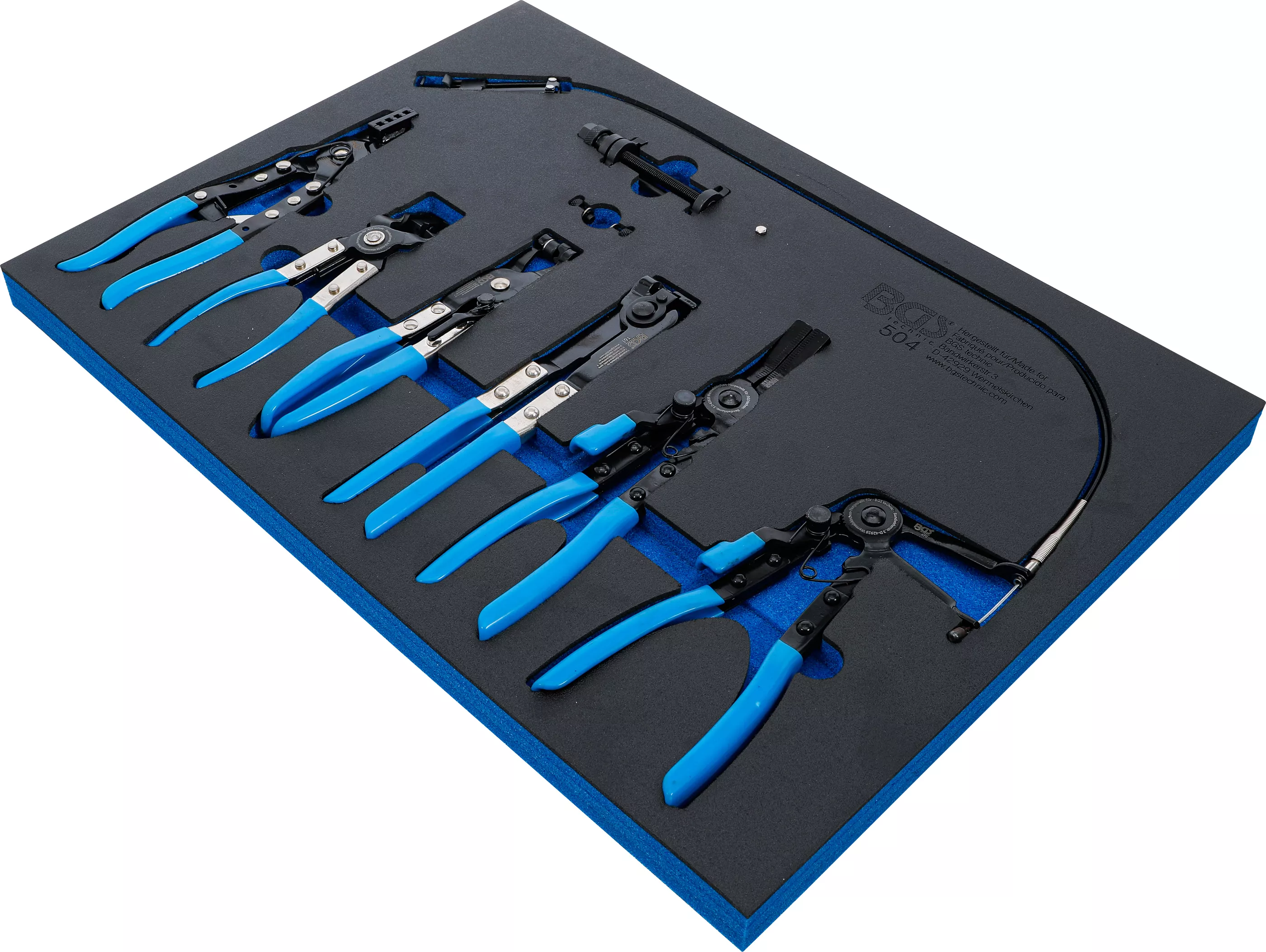 Suport organizator pentru carucior 3/3: Set clesti coliere de furtun [2]
