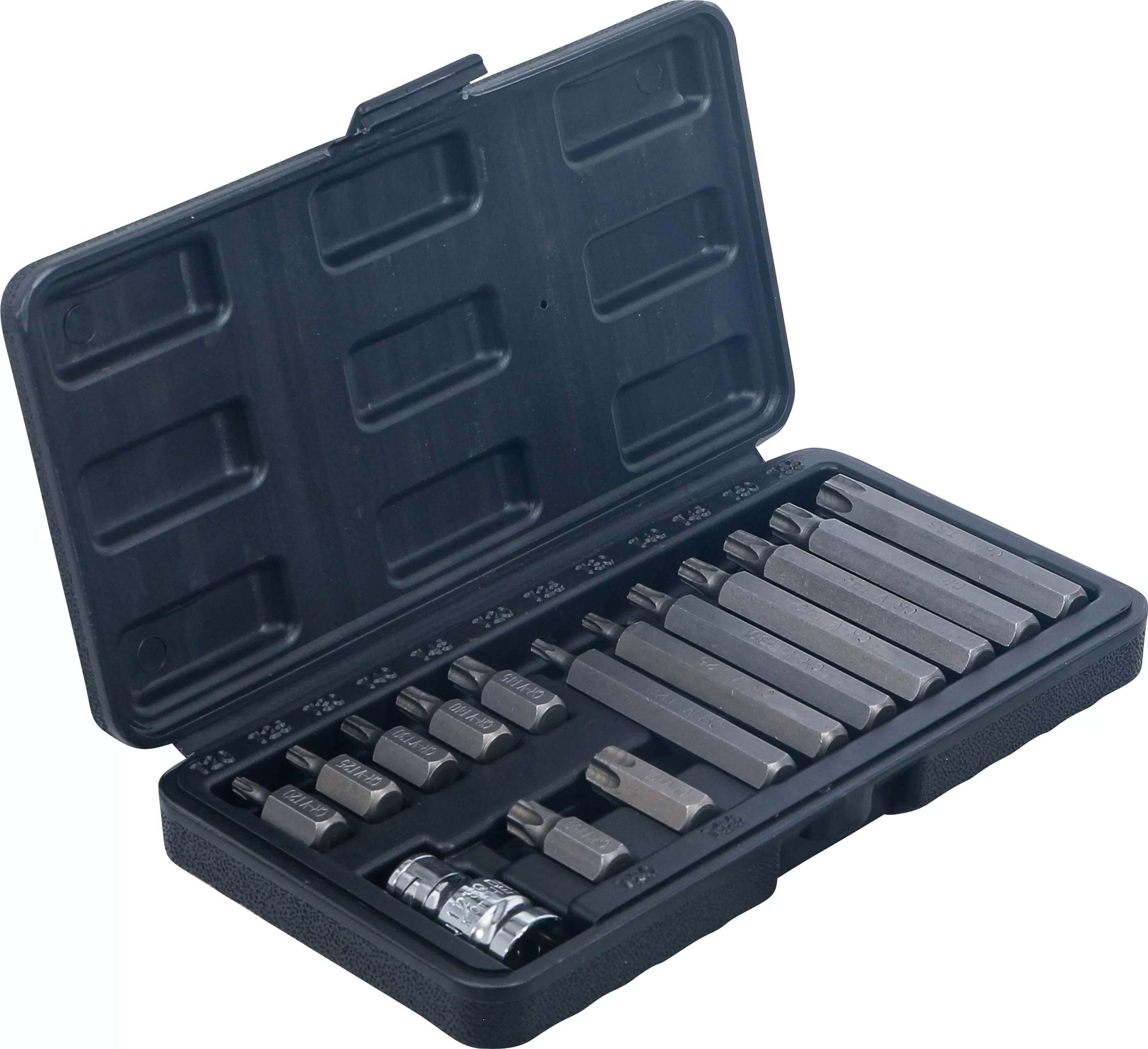 Set biti | Antrenare hexagon exterior 10 mm (3/8") | Profil T (pentru Torx) | 15 piese [2]