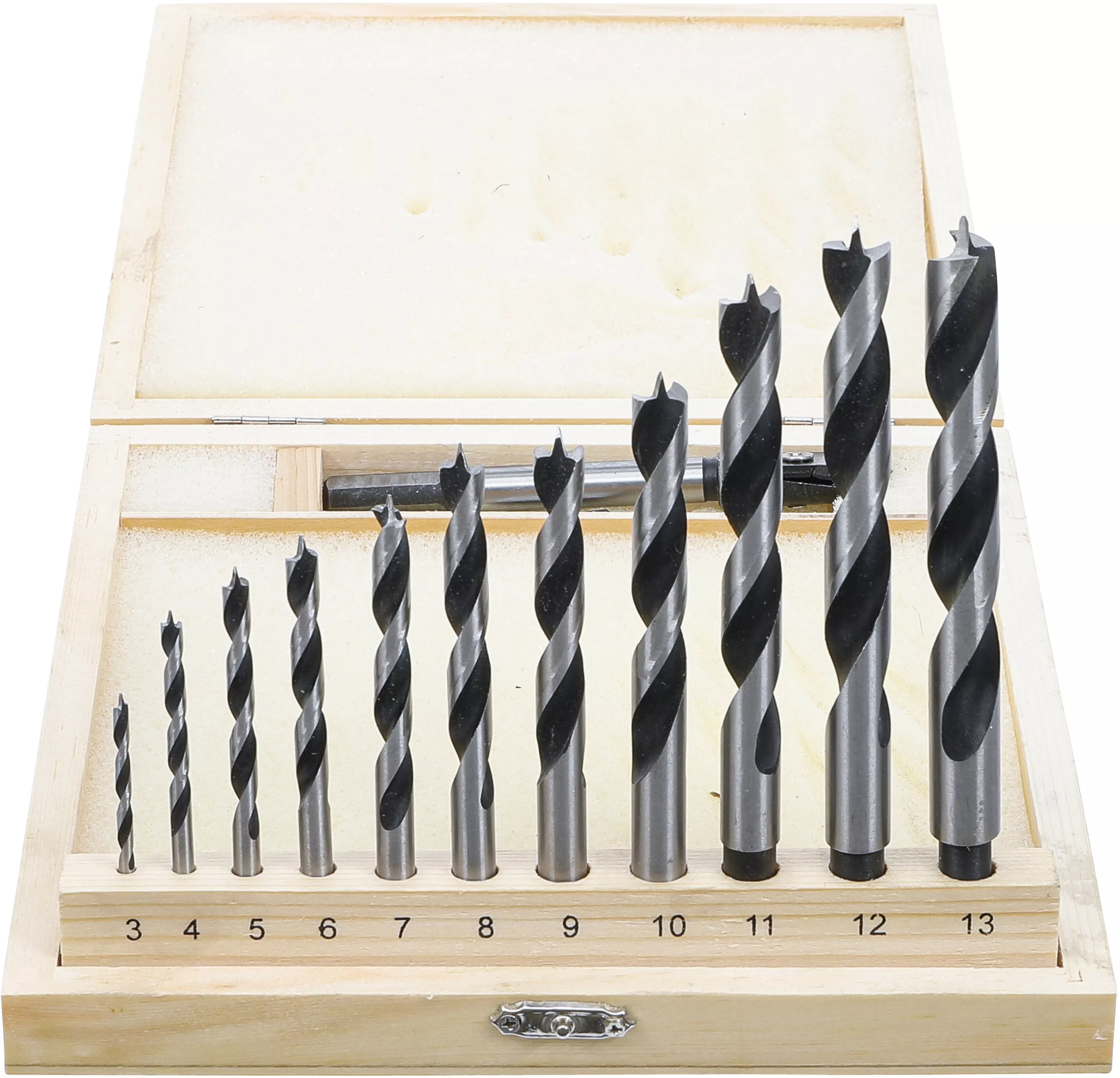 Burghie - Set burghie lemn/burghie centrare | 14 piese