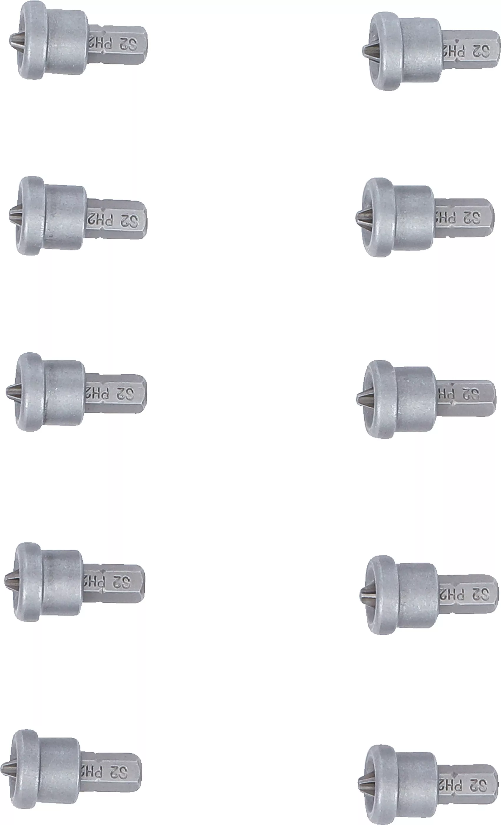 Set biti cu opritor pe adancime | pentru placi din gips-carton | antrenare hexagon exterior 6,3 mm (1/4") | crestatura in cruce PH2 | 10 piese [3]