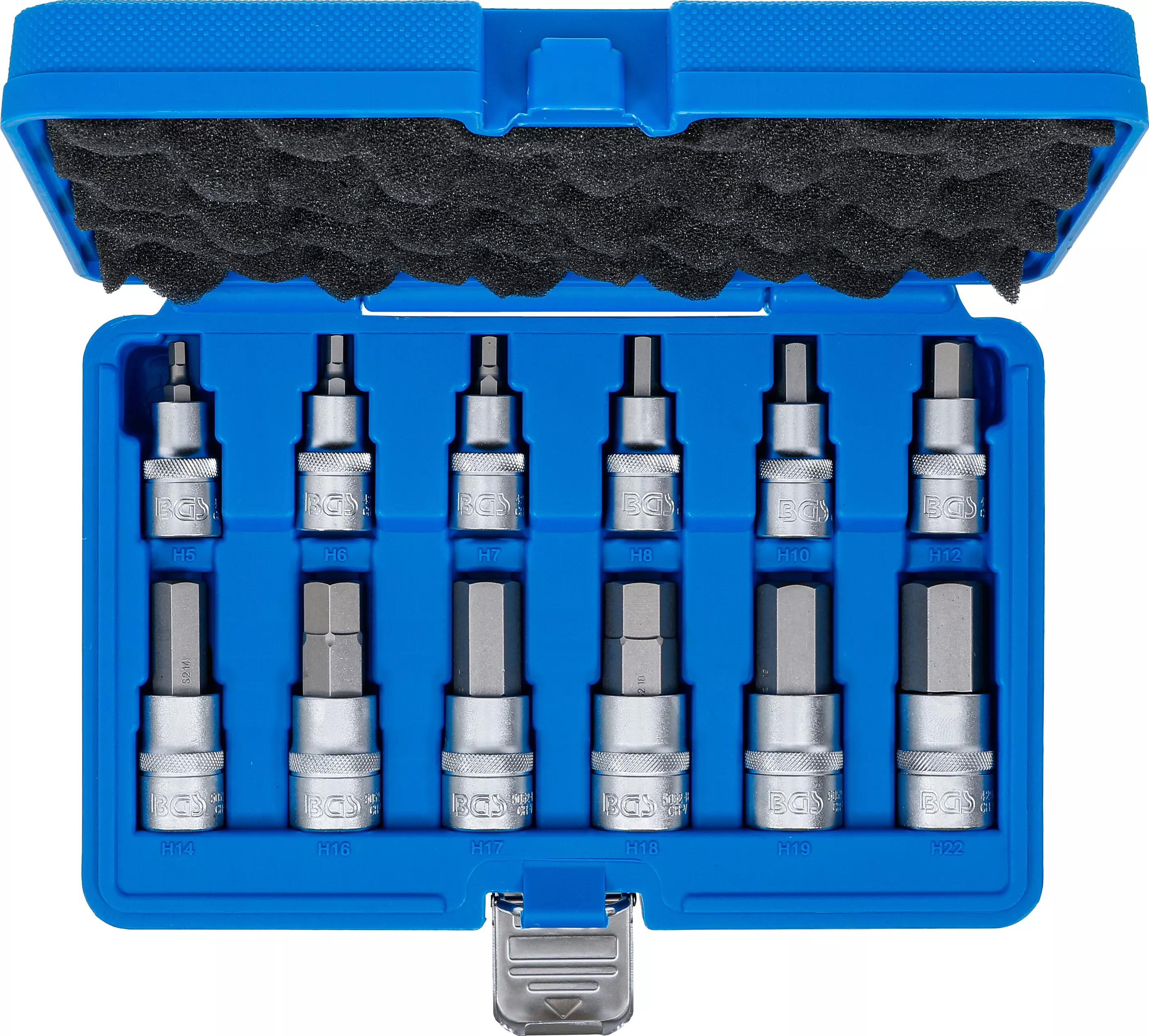 Set biti | 12,5 mm (1/2") | hexagon interior 5 - 22 mm | 12 piese [4]