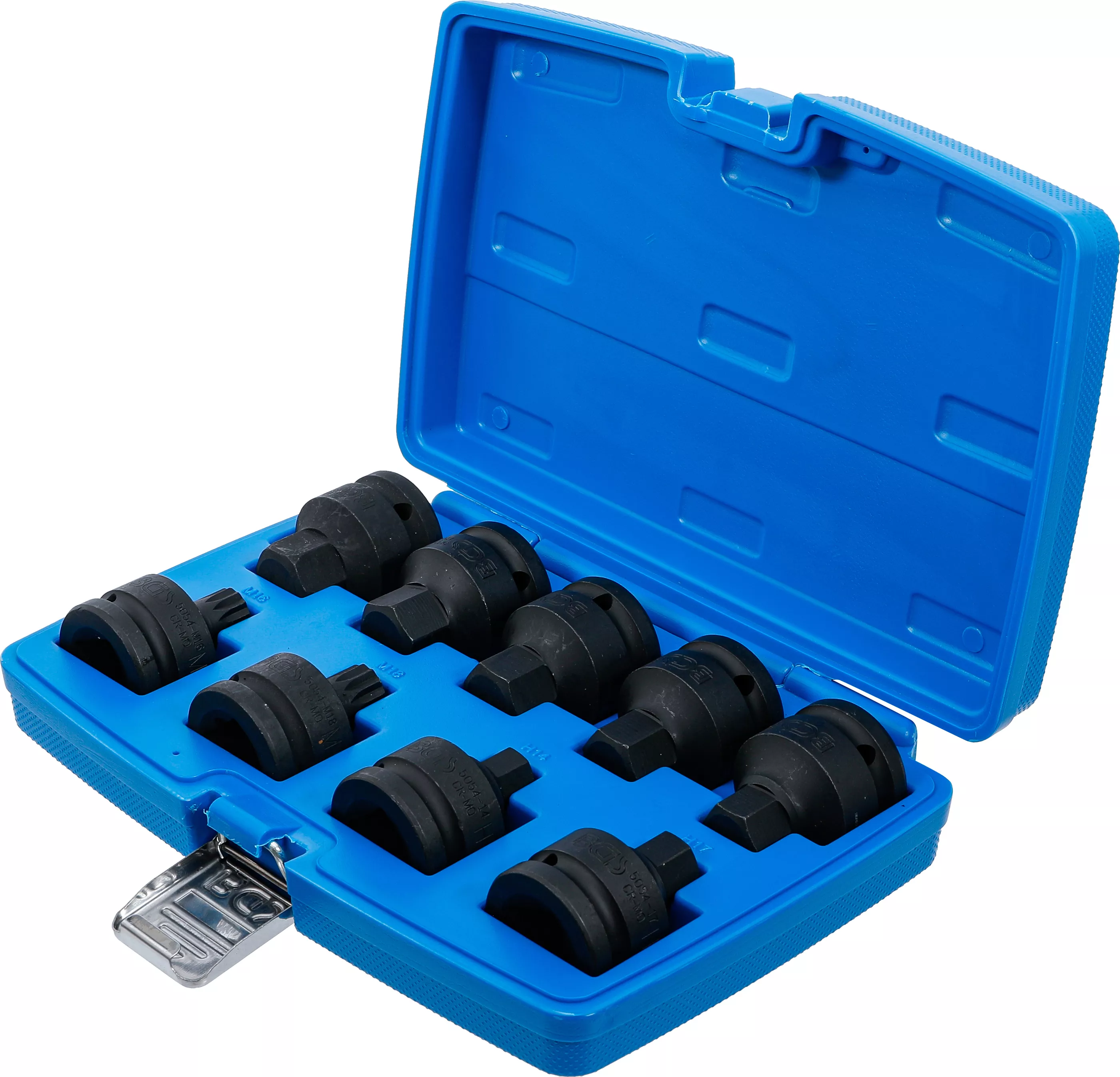 Set capete biti de impact | 20 mm (3/4") | hexagon interior, Dantura interioara multipla (pentru XZN) | 9 piese [3]