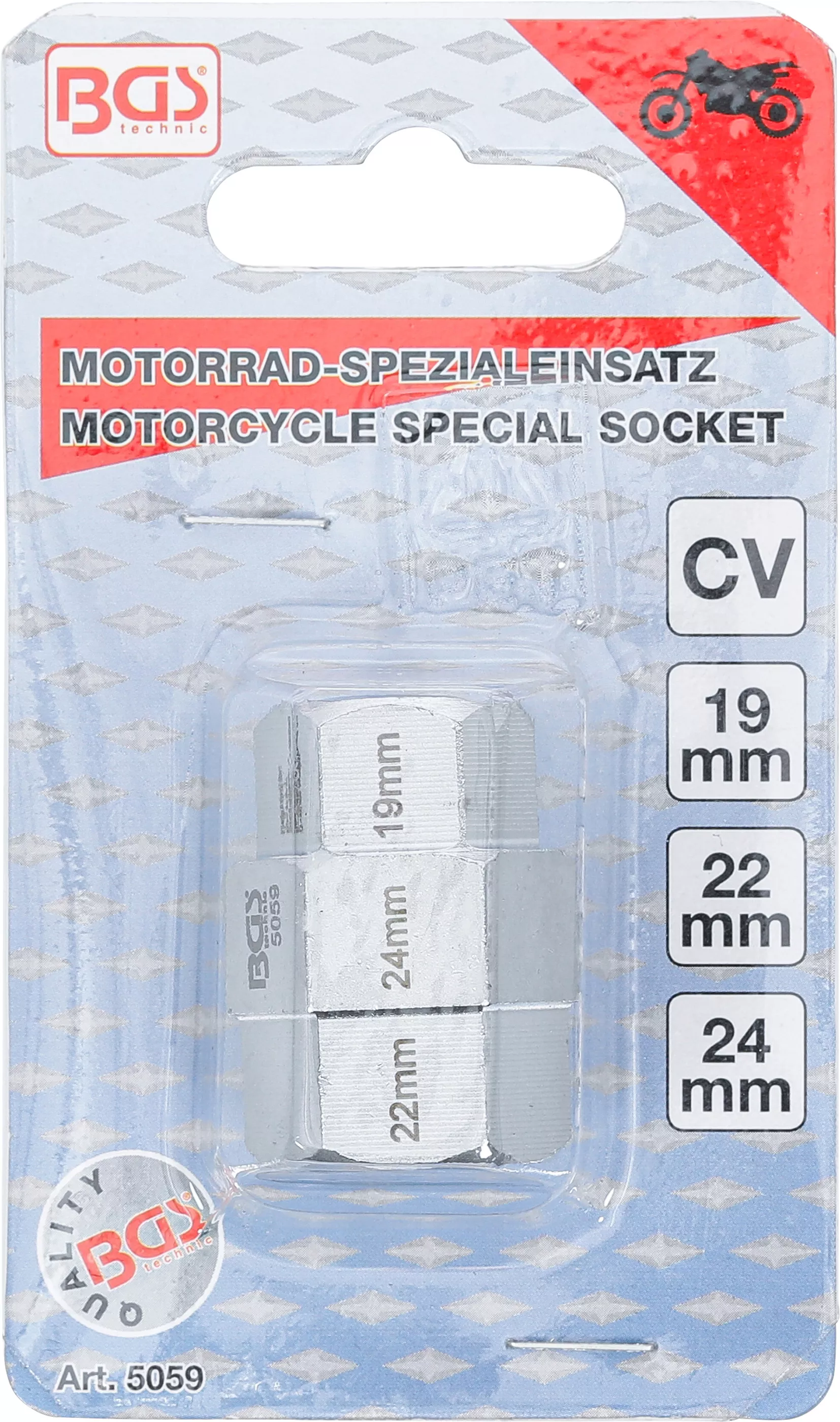 Cap cheie special pentru motociclete | 19 - 22 - 24 mm [4]