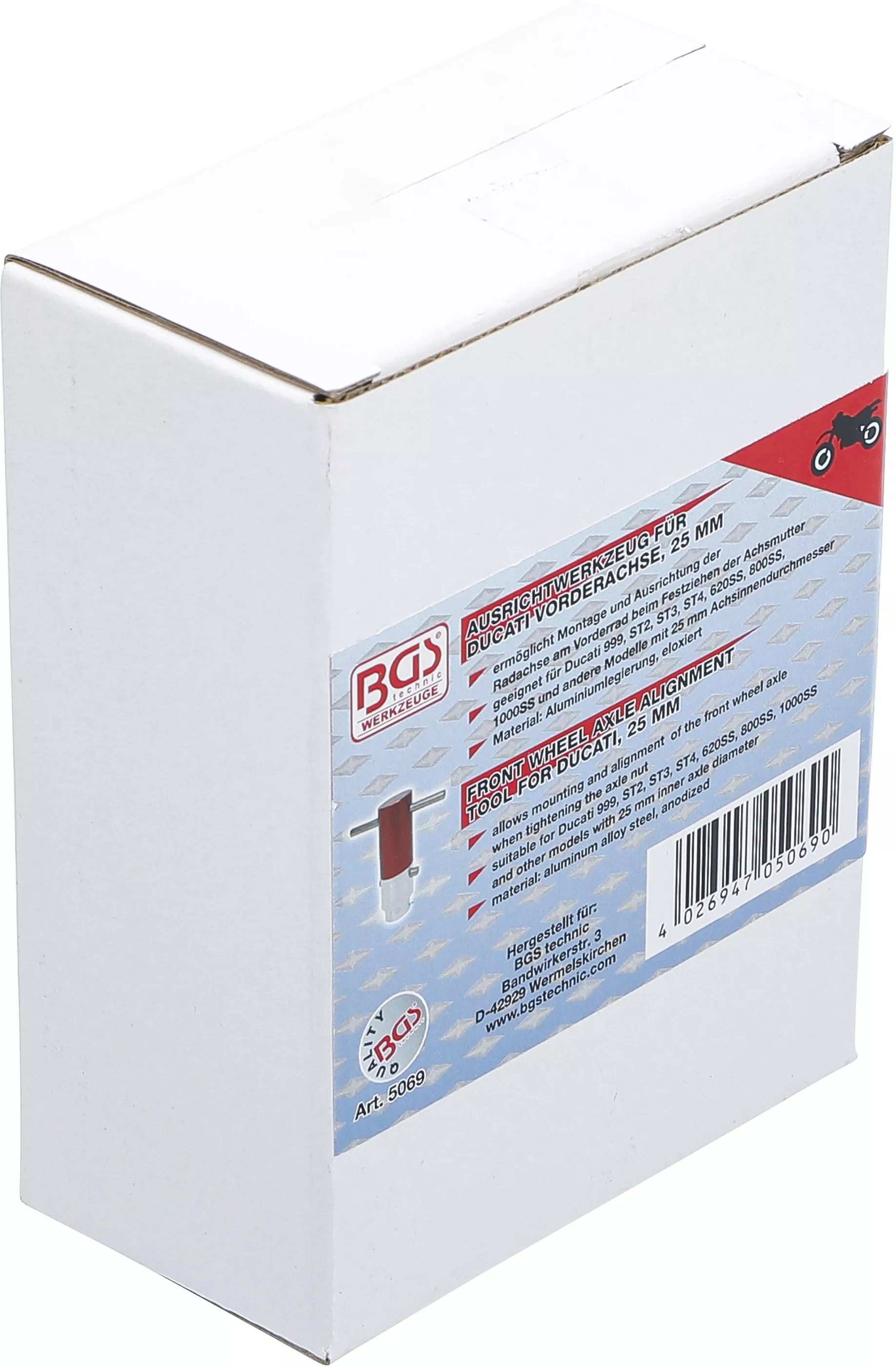Dispozitiv aliniere osie fata | pentru Ducati | o 25 mm [3]