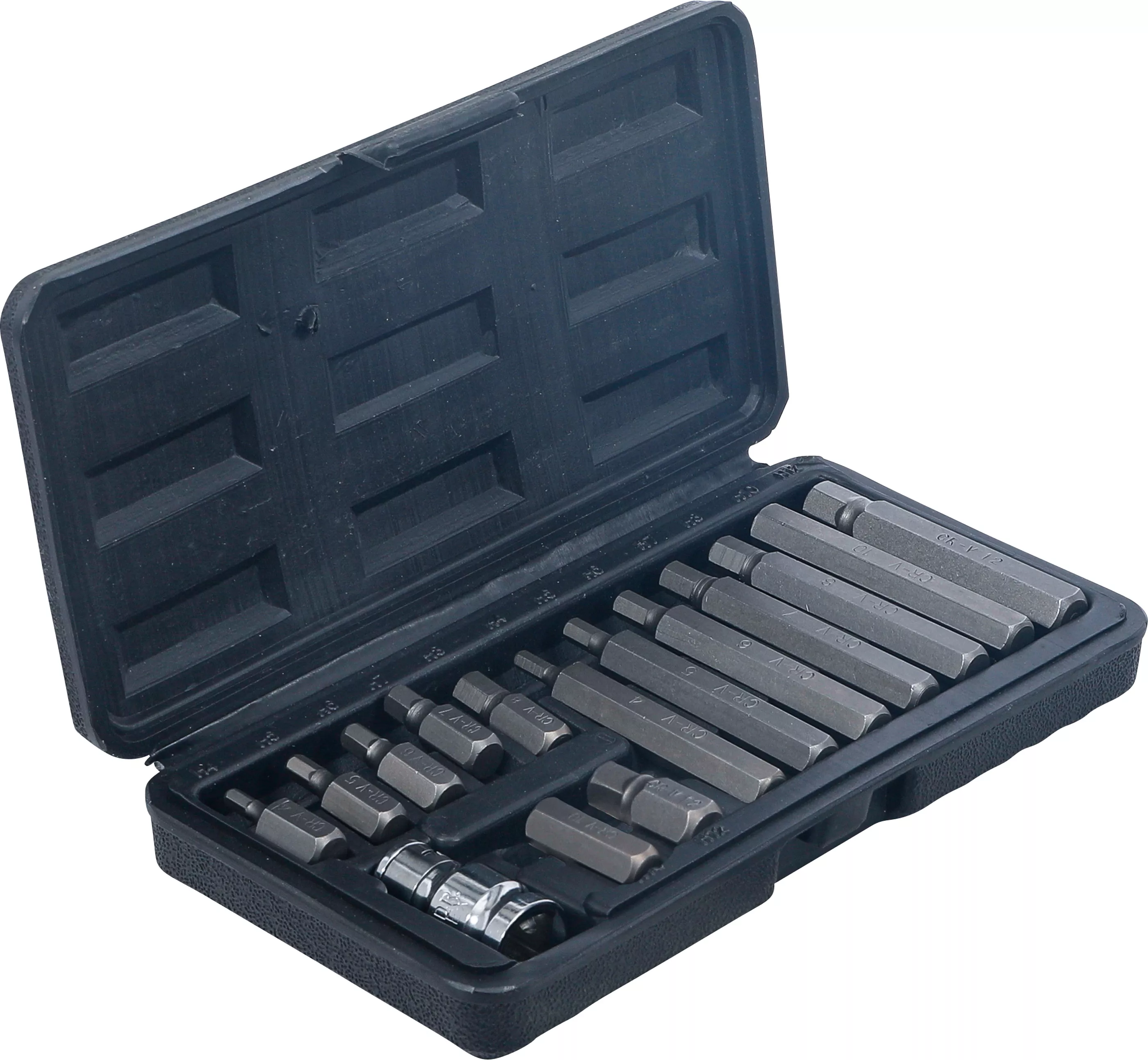 Set biti | Antrenare hexagon exterior 10 mm (3/8") | hexagon interior | 15 piese [2]