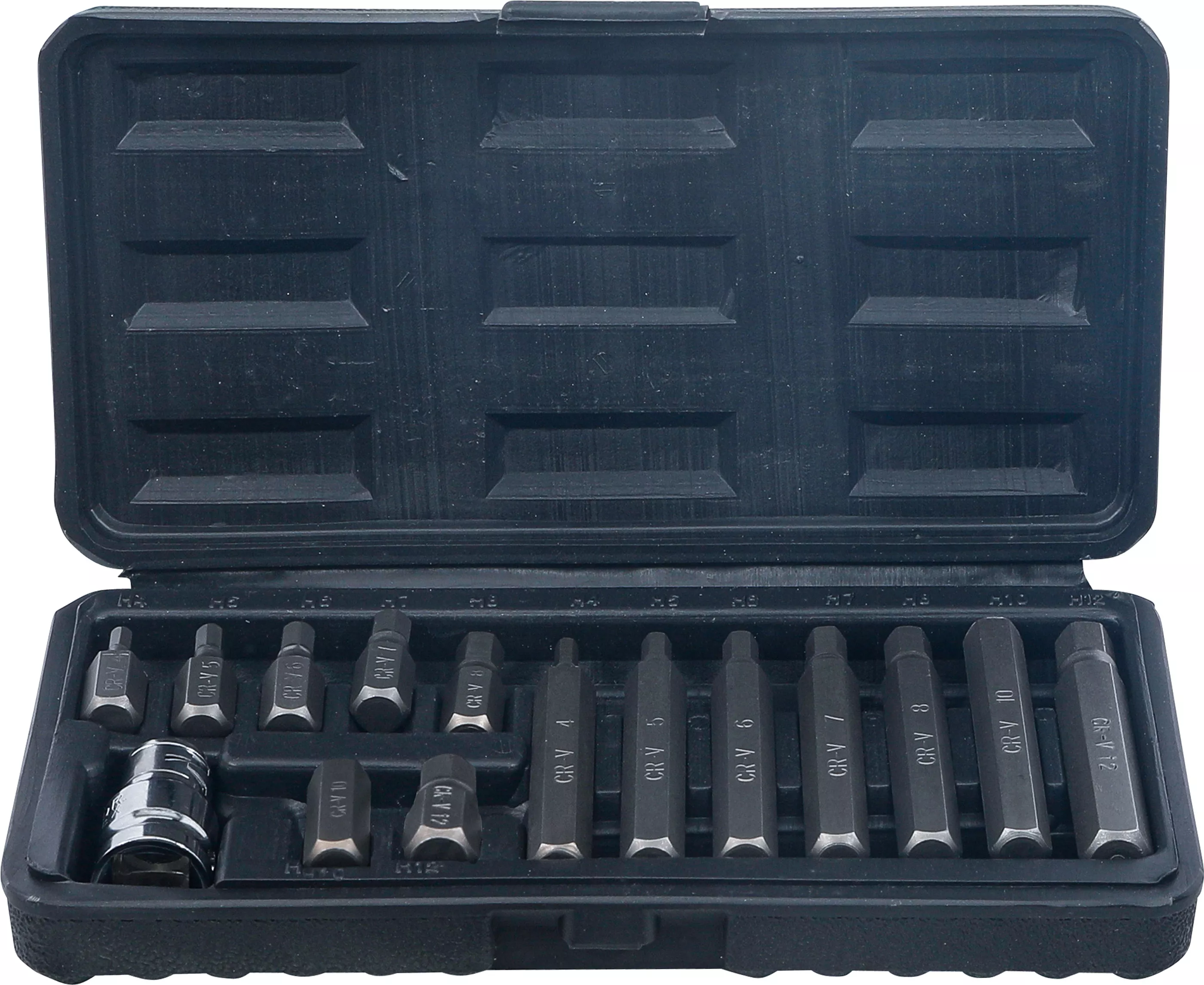 Set biti | Antrenare hexagon exterior 10 mm (3/8") | hexagon interior | 15 piese [1]