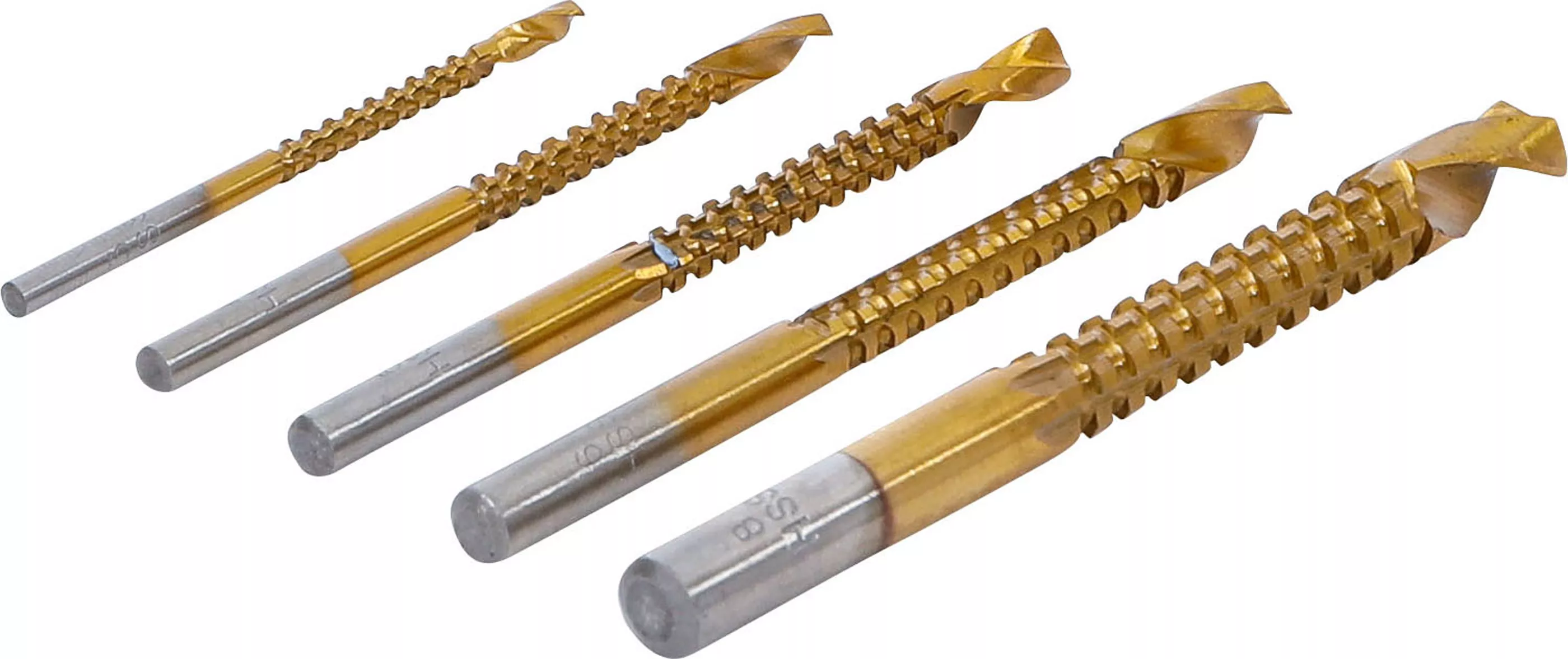 Set burghie freza | titan nitrurat | 3 - 8 mm | 5 piese [2]