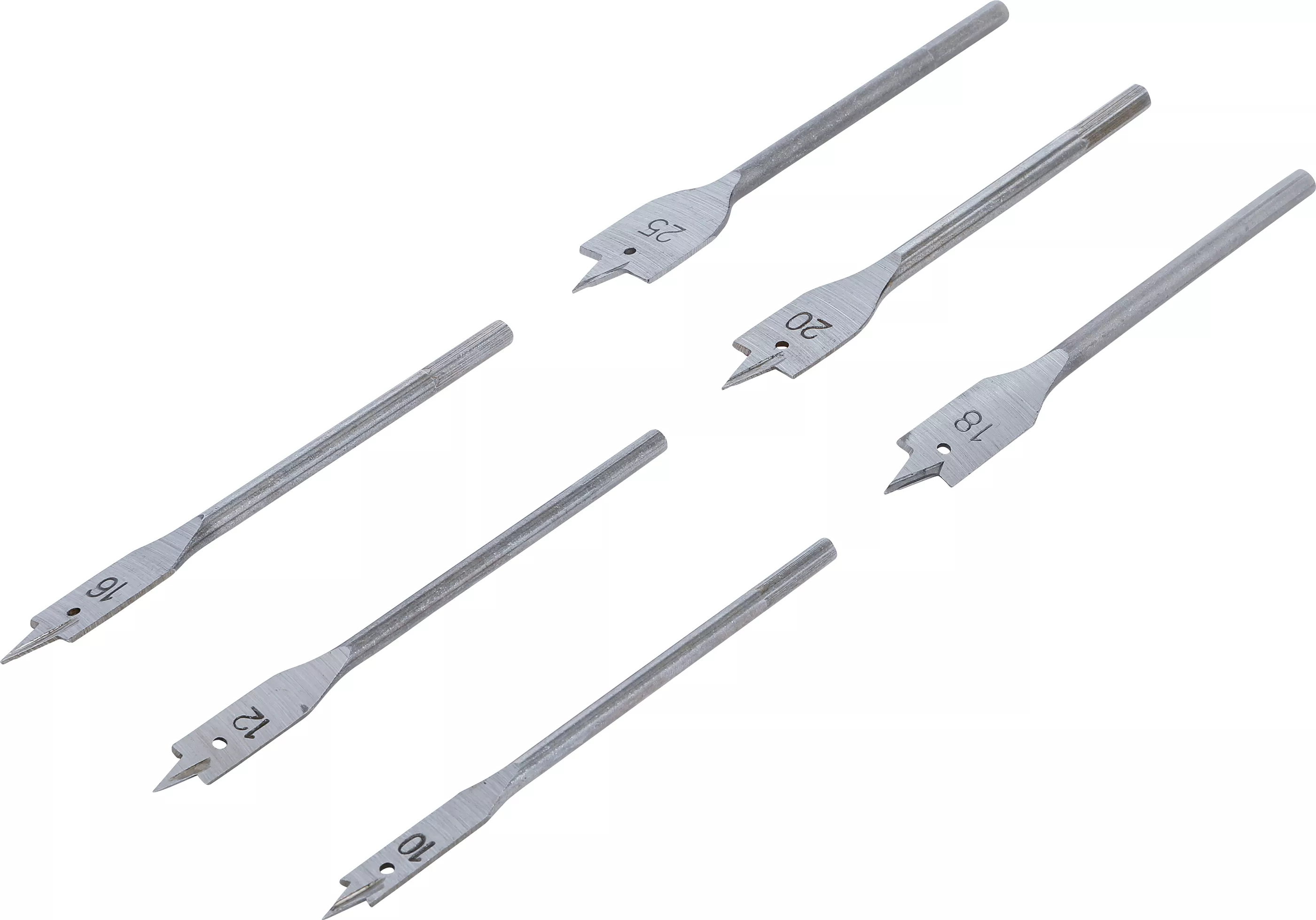 Set burghie-freza plate | 10 - 25 mm | 6 piese [1]