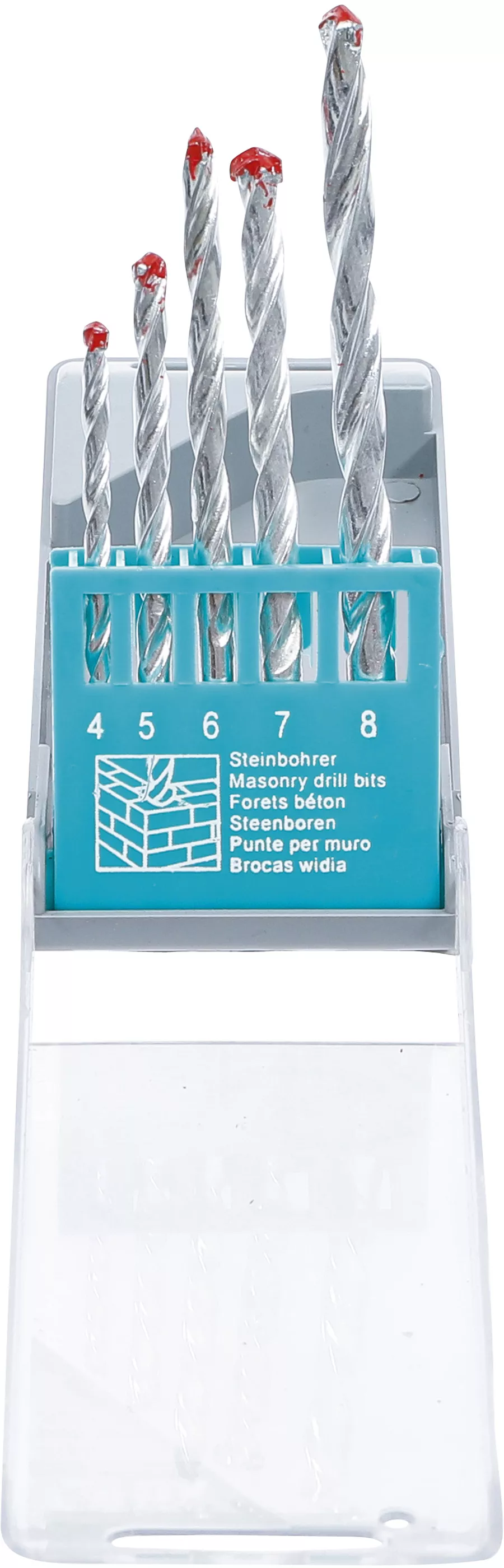 Set burghie pentru piatra | 4 - 8 mm | 5 piese [1]