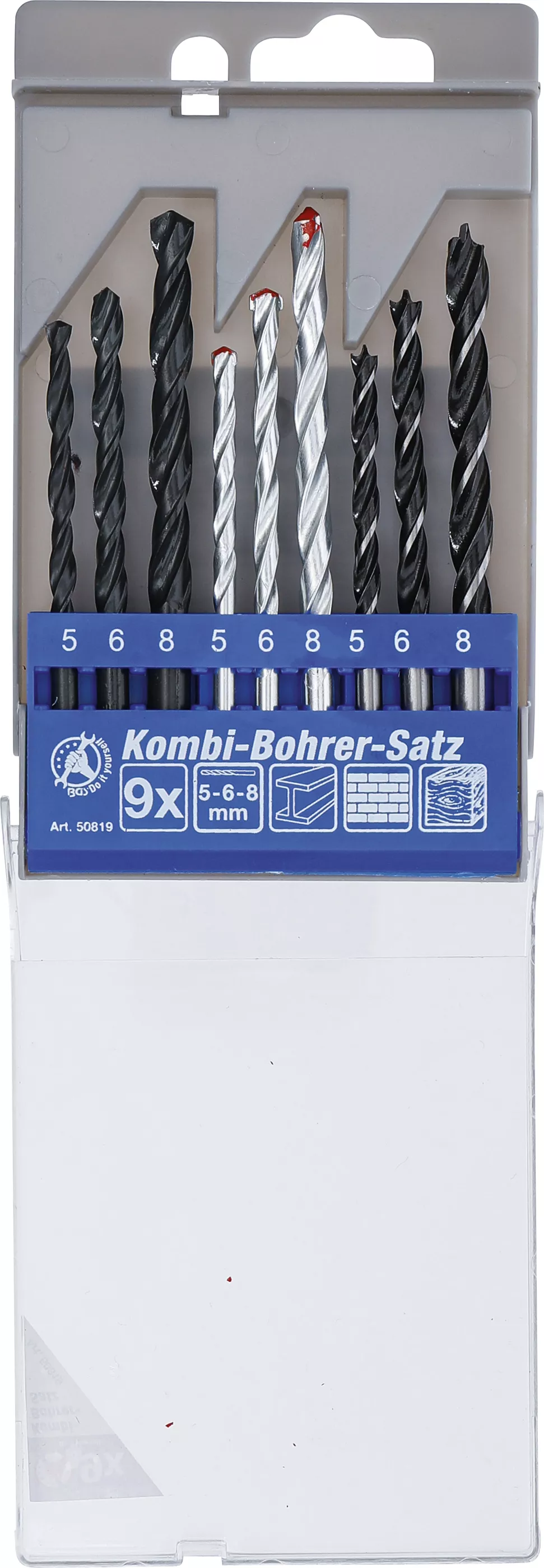 Set burghie combinate | 5 - 8 mm | 9 piese [4]