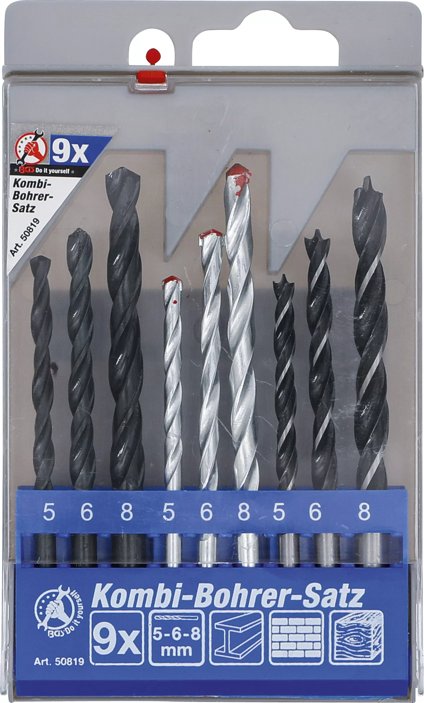 Set burghie combinate | 5 - 8 mm | 9 piese [6]