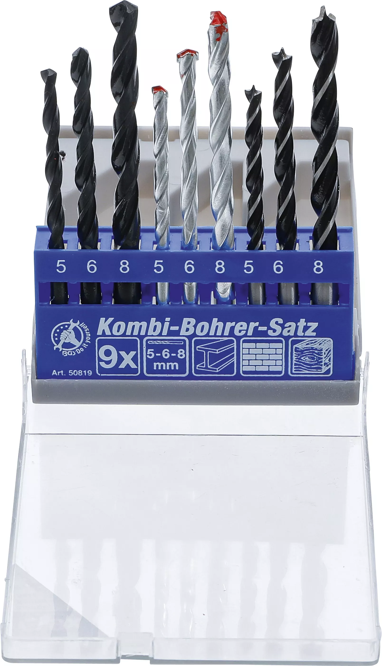 Set burghie combinate | 5 - 8 mm | 9 piese [1]