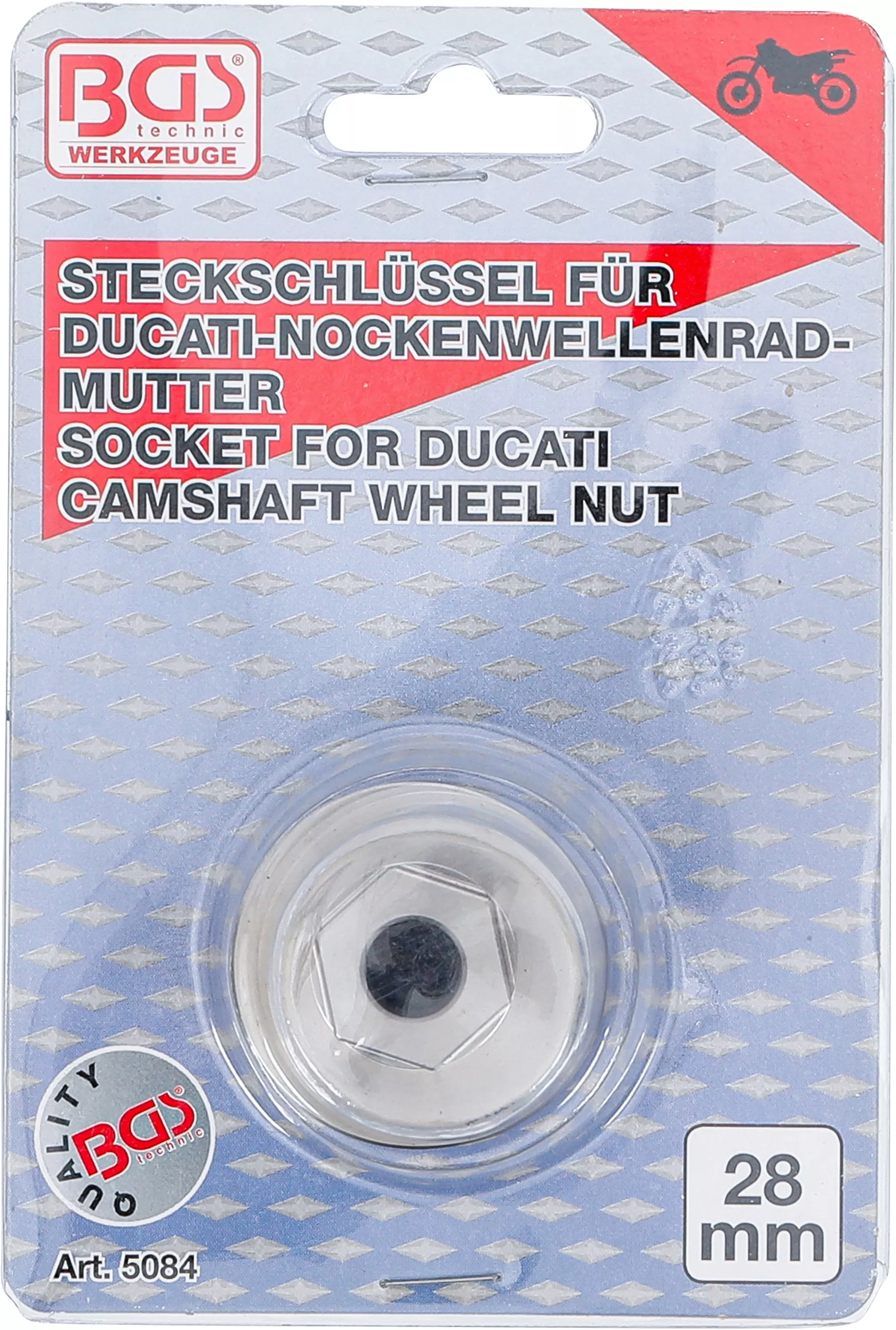 Cap cheie special | pentru piulitele rotii arborelui cu came Ducati | 28 mm [3]