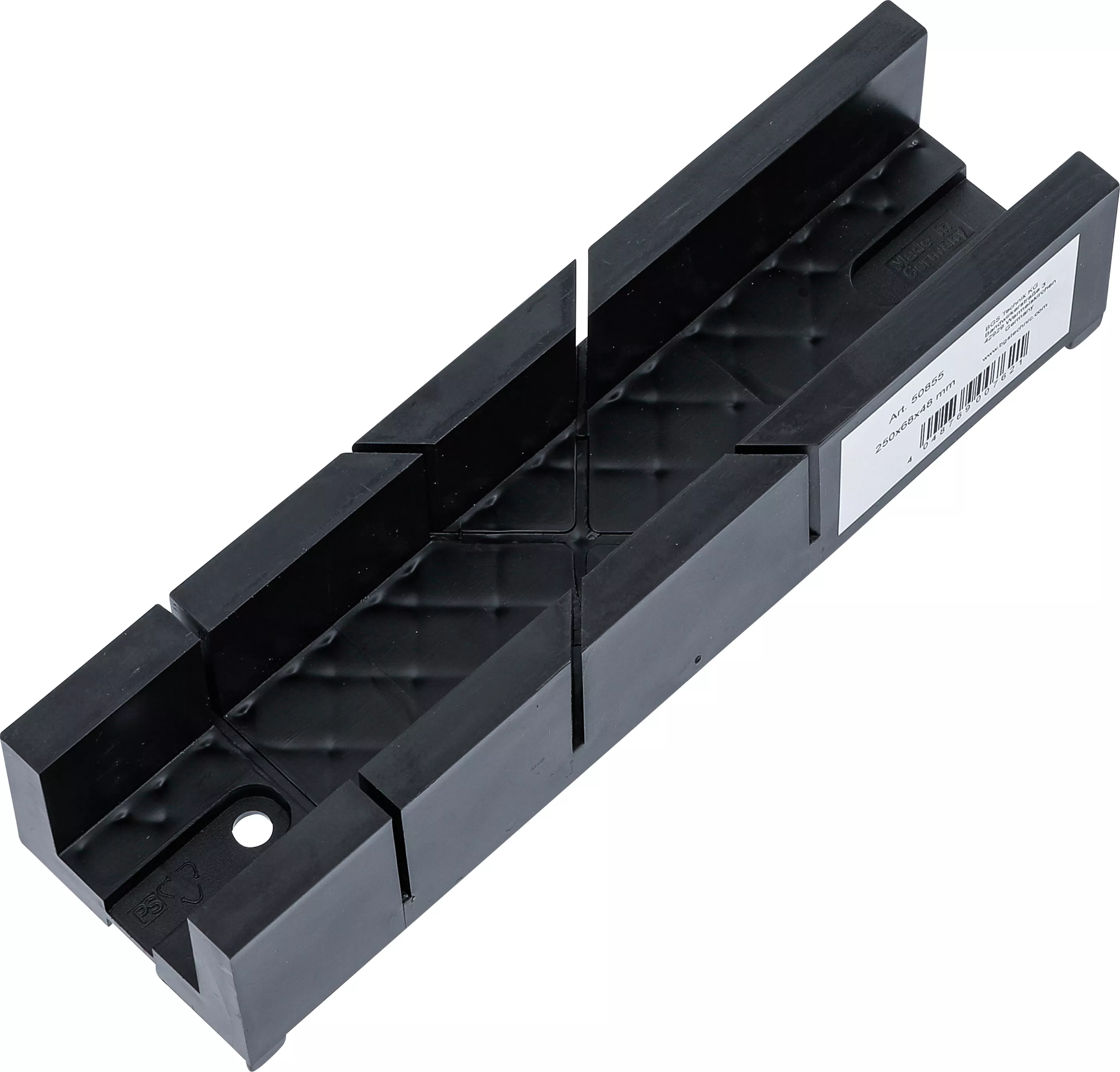 Ferăstraie / pânze de ferăstrău - Suport taiere inclinata din plastic | 245 x 65 x 48 mm