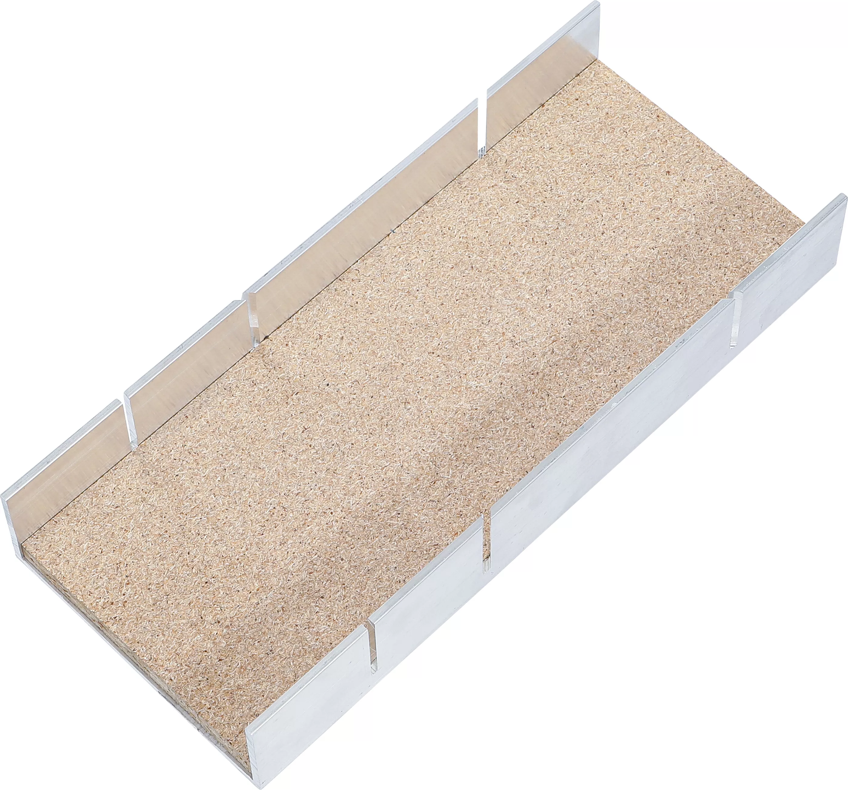 Ferăstraie / pânze de ferăstrău - Suport taiere la unghi din aluminiu | 245 x 105 x 40 mm