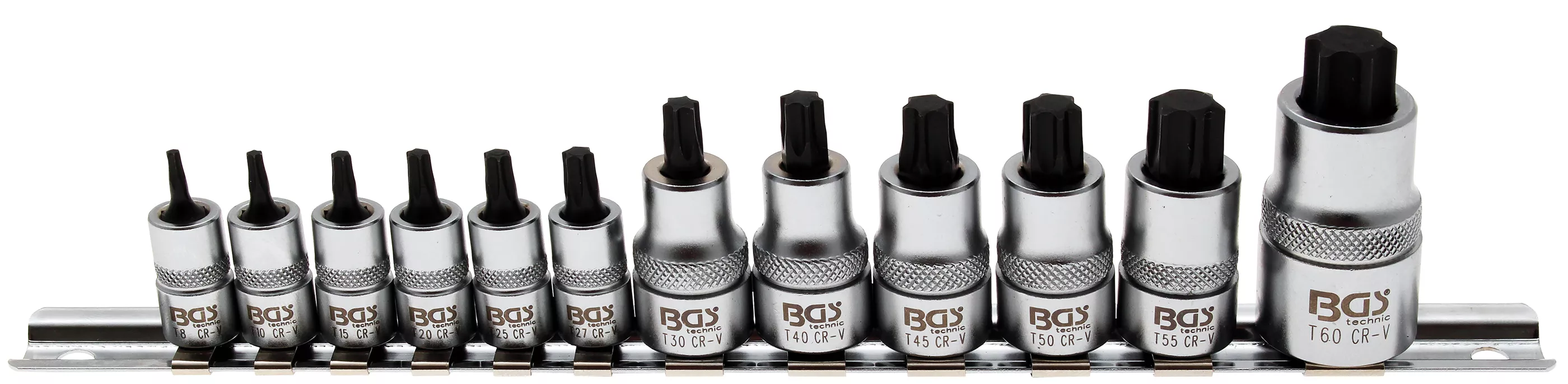 Bituri - Set biti | extra scurt | Profil T (pentru Torx) T8 - T60 | 12 piese