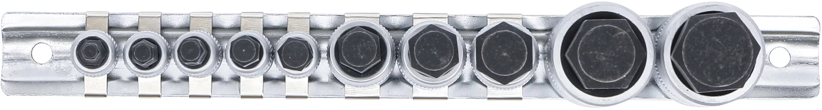 Set biti | extra scurt | hexagon interior 4 - 19 mm | 10 piese [3]